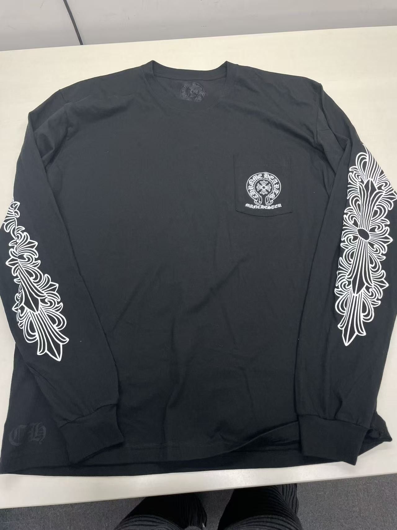 Chrome Hearts Chrome Hearts Manchester Exclusive Horseshoe Long Sleeve Tee Size US XXL / EU 58 / 5 - 5 Thumbnail