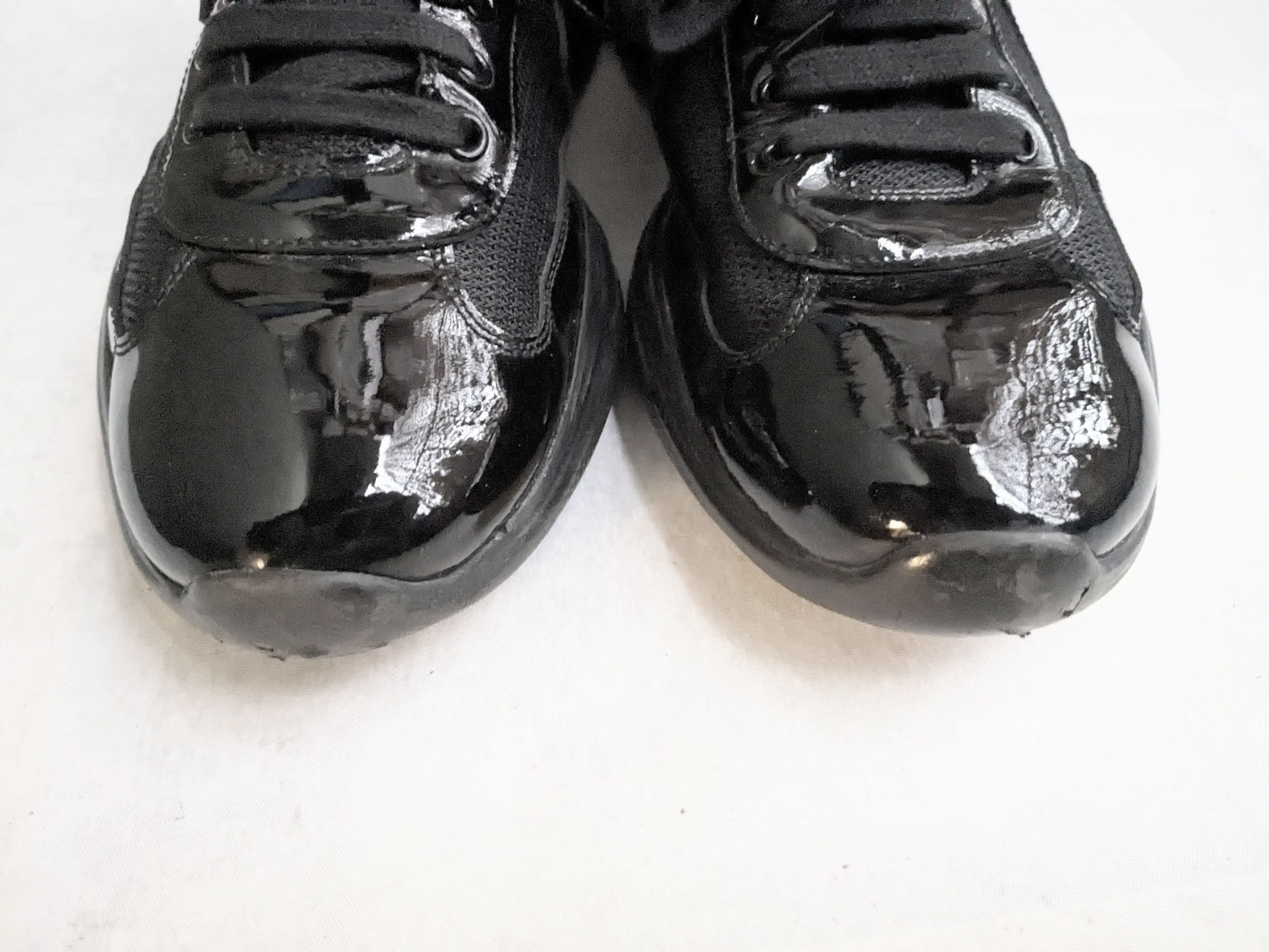 Prada Prada America's Cup Sneakers Red Black Patent 11 Size US 11 / EU 44 - 3 Thumbnail