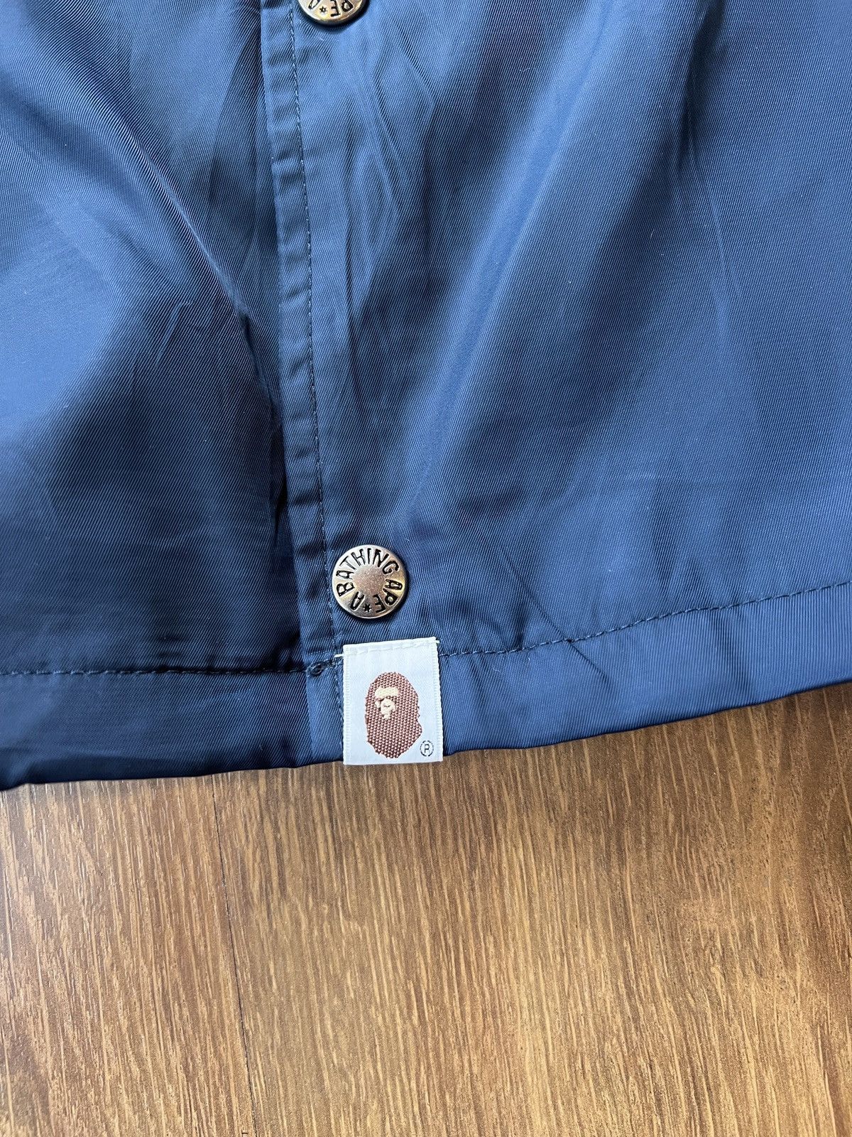 Bape Rare Bape Coach Jacket (Navy) Size US L / EU 52-54 / 3 - 10 Thumbnail