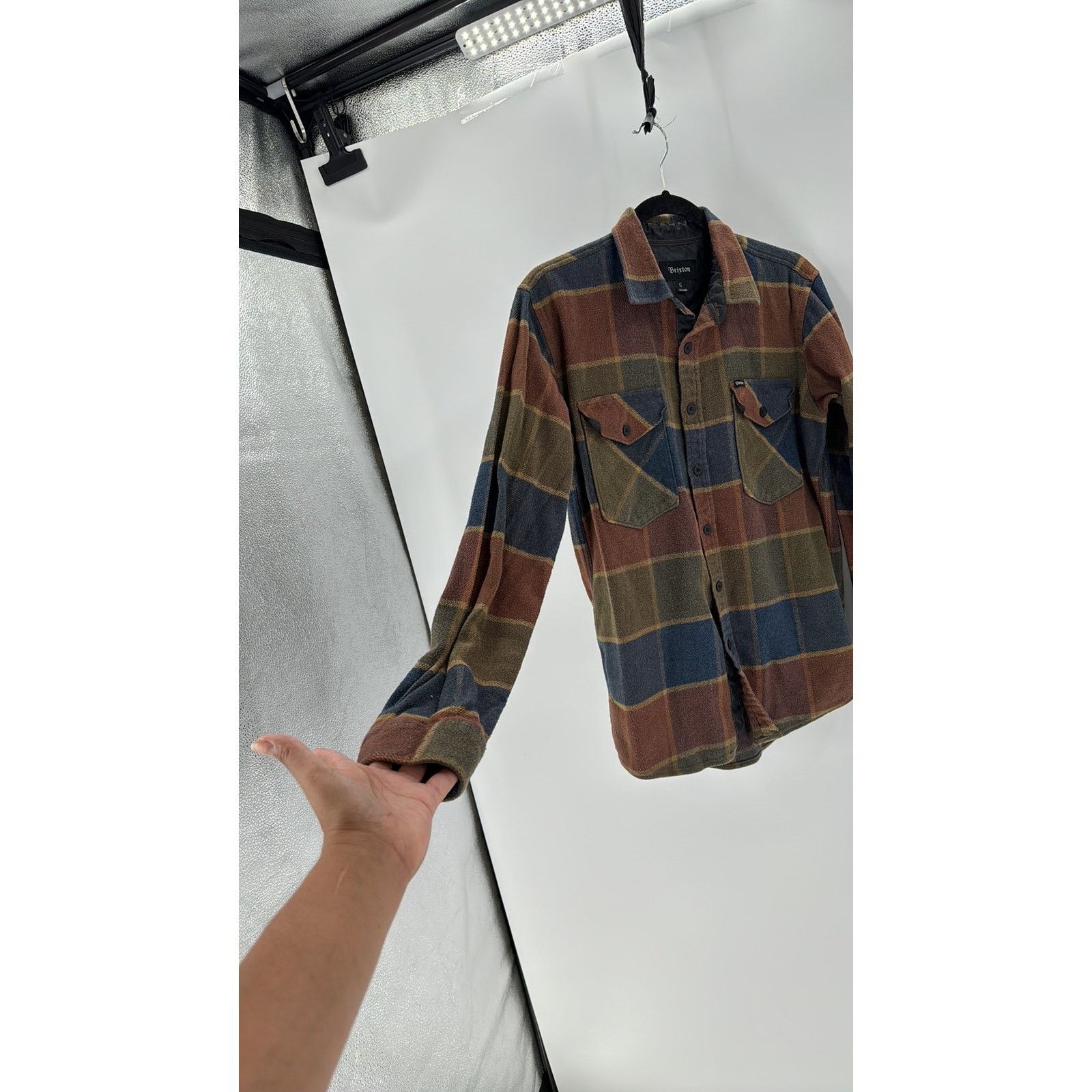 Brixton Brixton Weldon Flannel Shirt button down casual gorpcore Size US S / EU 44-46 / 1 - 7 Thumbnail