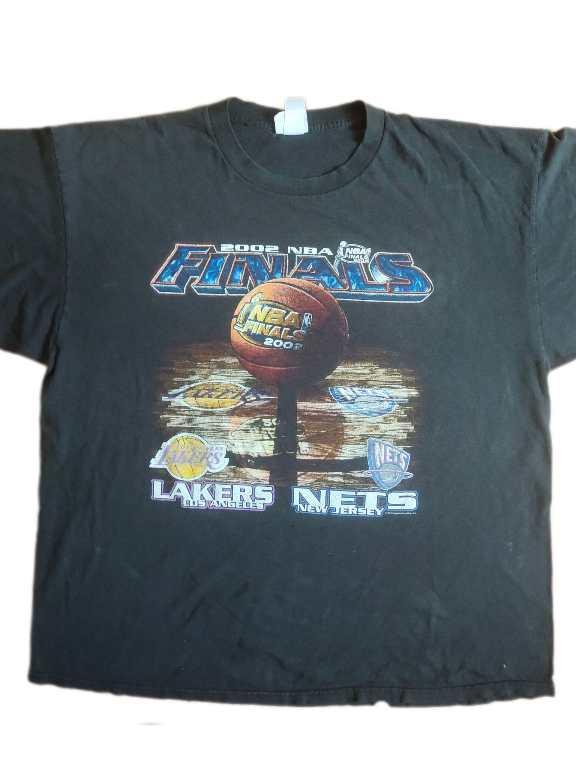 Lee × NBA × Vintage Vintage NBA Finals Lakers vs Nets 2000 T-shirt Size US XL / EU 56 / 4 - 3 Thumbnail