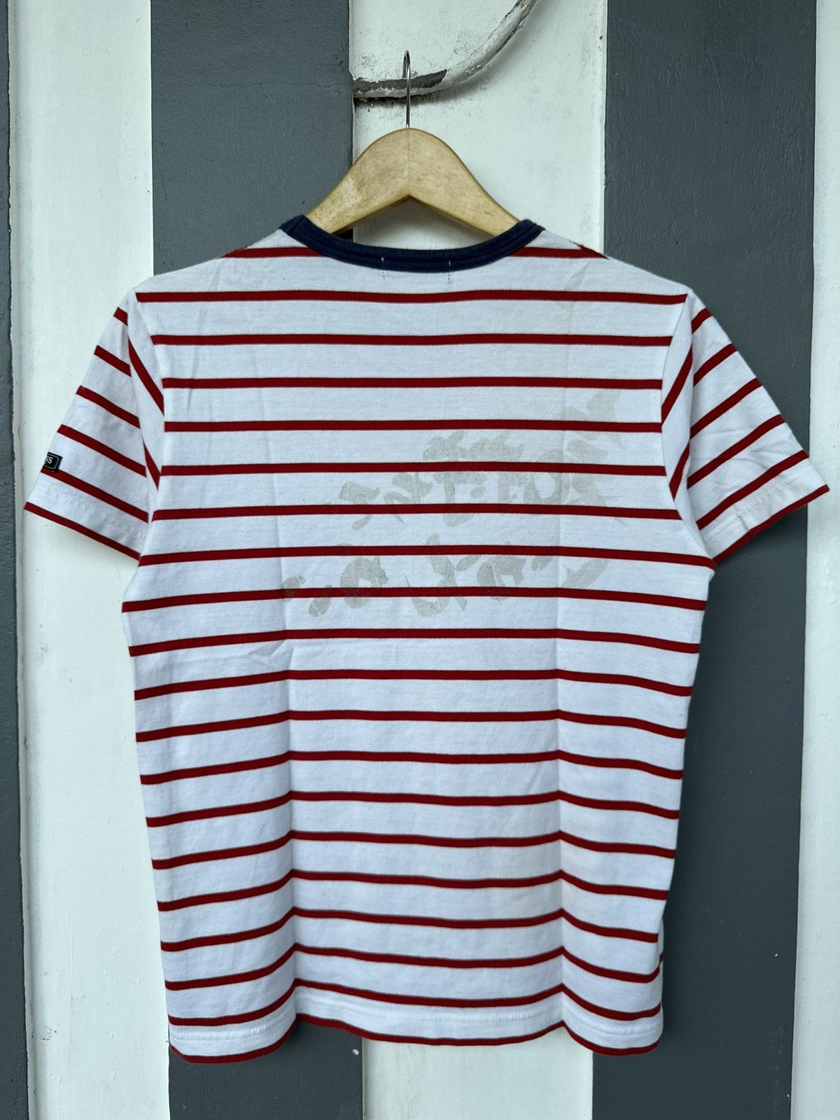 Japanese Brand CRAZY STRIPED BLUE CROSS SKULL CONSPIRATOR IFSIX PUNK STYLE Size US M / EU 48-50 / 2 - 5 Thumbnail
