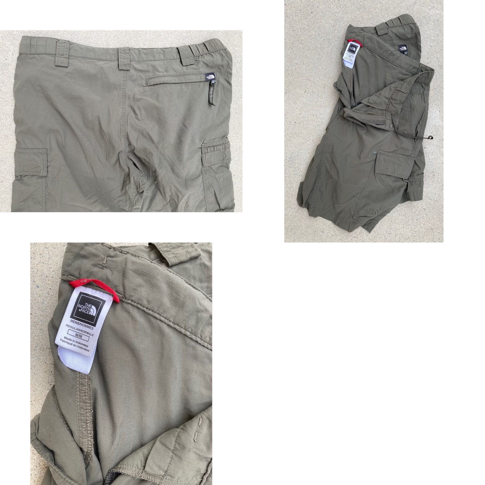 The North Face Men's North Face Shorts Green Nylon Solid PILLING M Lifestyle Hike Climb STAIN Size US 31 - 9 Thumbnail