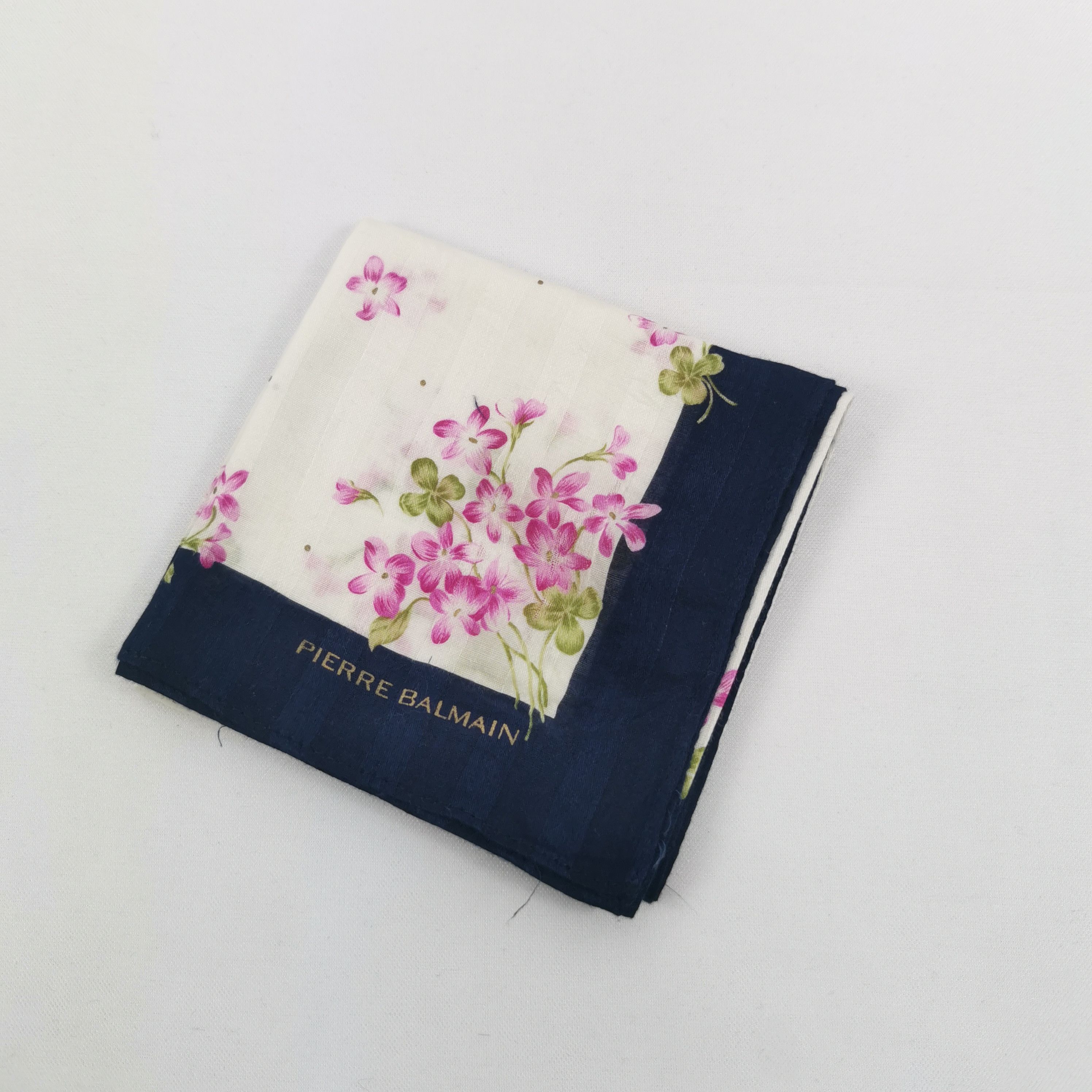 Japanese Brand Vintage Pierre Balmain Handkerchief Neckerchief Bandana. Size ONE SIZE - 4 Thumbnail