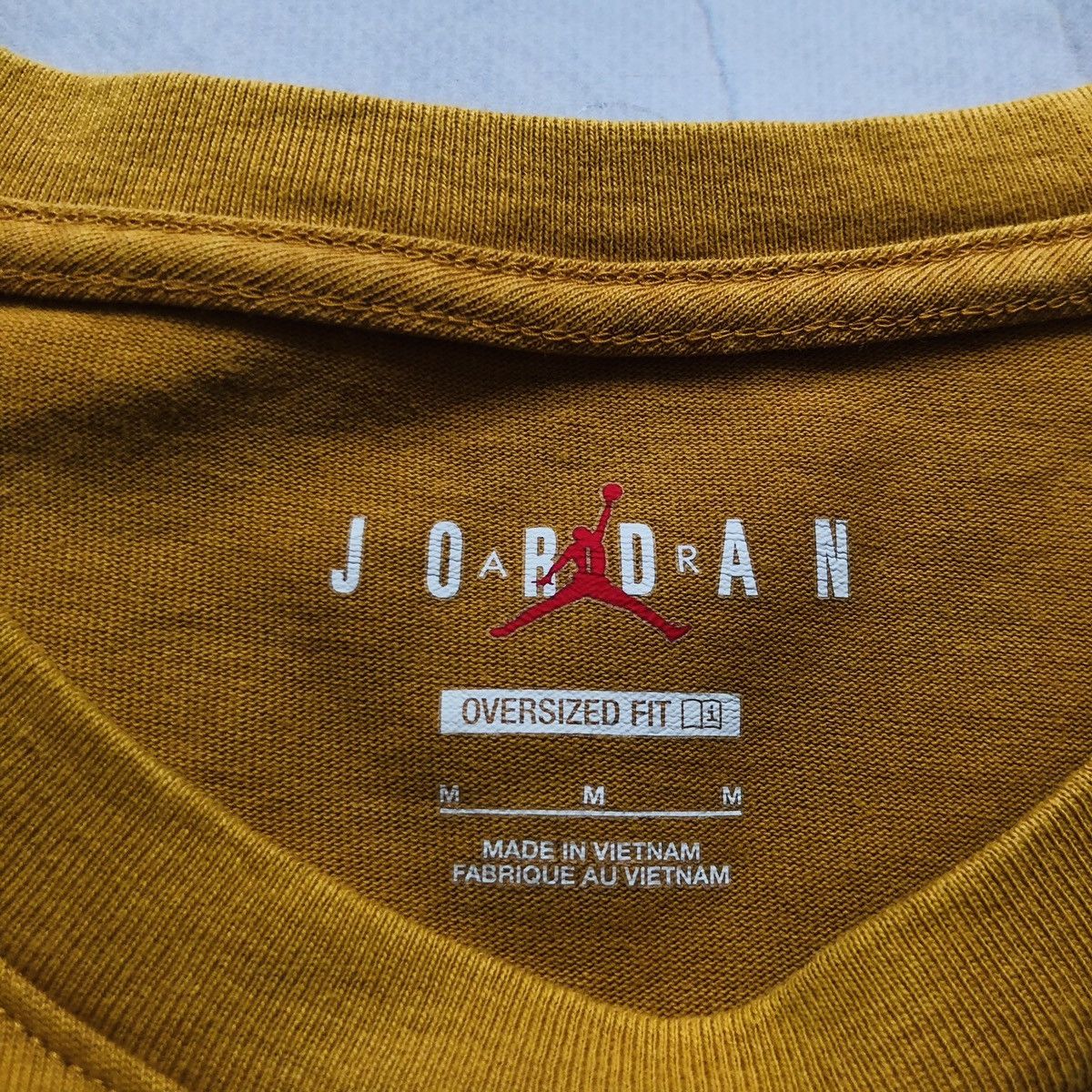 Jordan Brand × Nike 💥Jordan Nike Big Swoosh Logo Orange T-Shirt oversized Y2K Size US M / EU 48-50 / 2 - 2 Thumbnail
