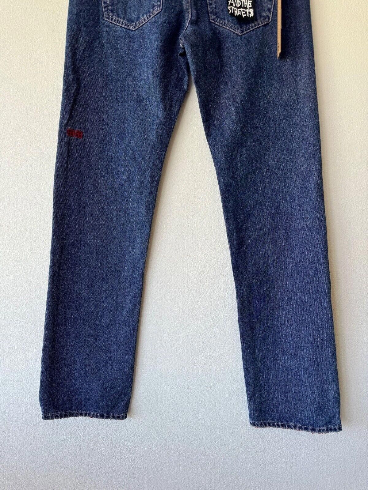 Ksubi new Ksubi mens denim jean hazlow 29 small blue red kolor Size US 29 - 7 Thumbnail