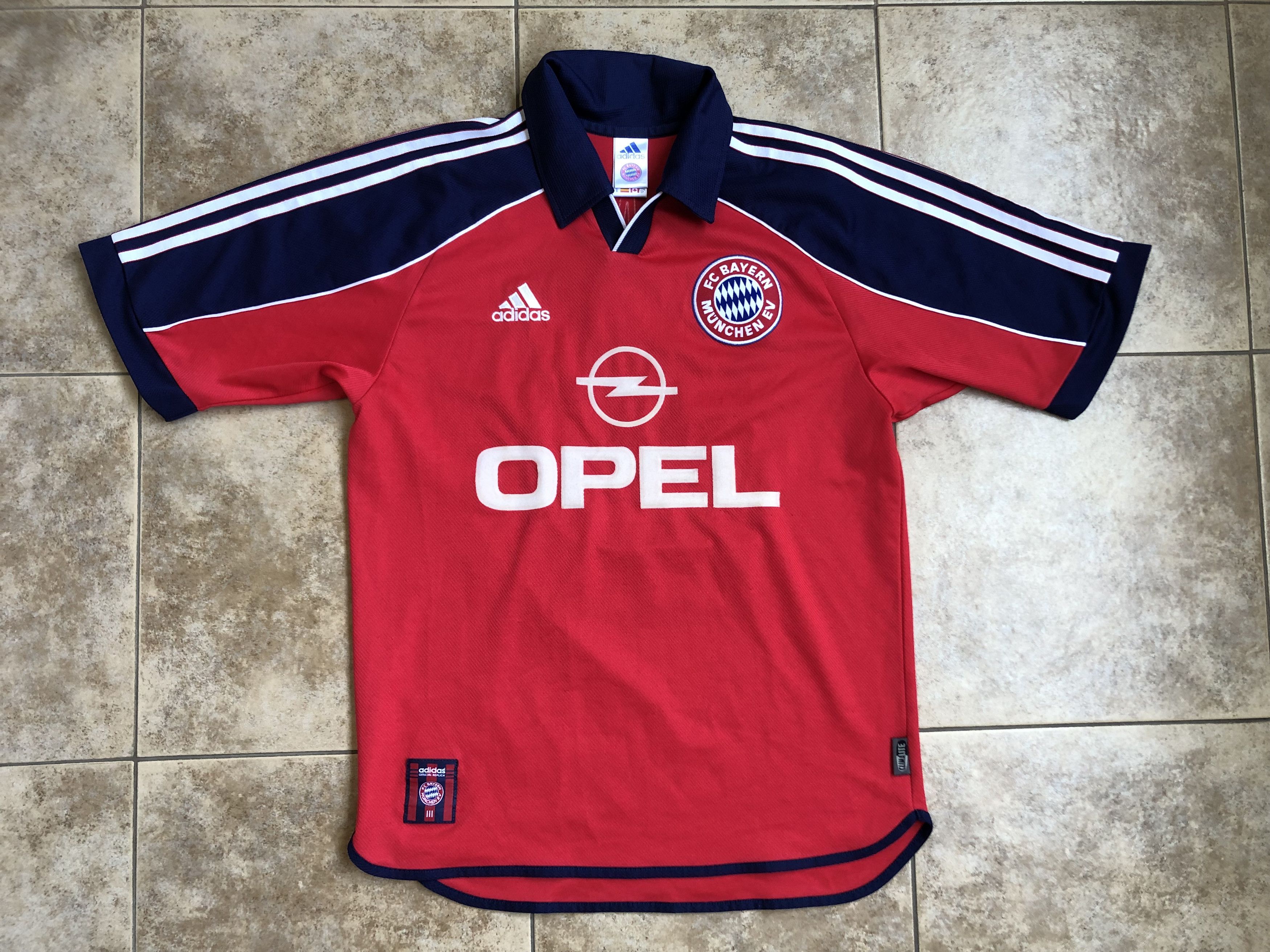 Bayern Munich Home Football Shirt 1999-2001 #13 Sergio