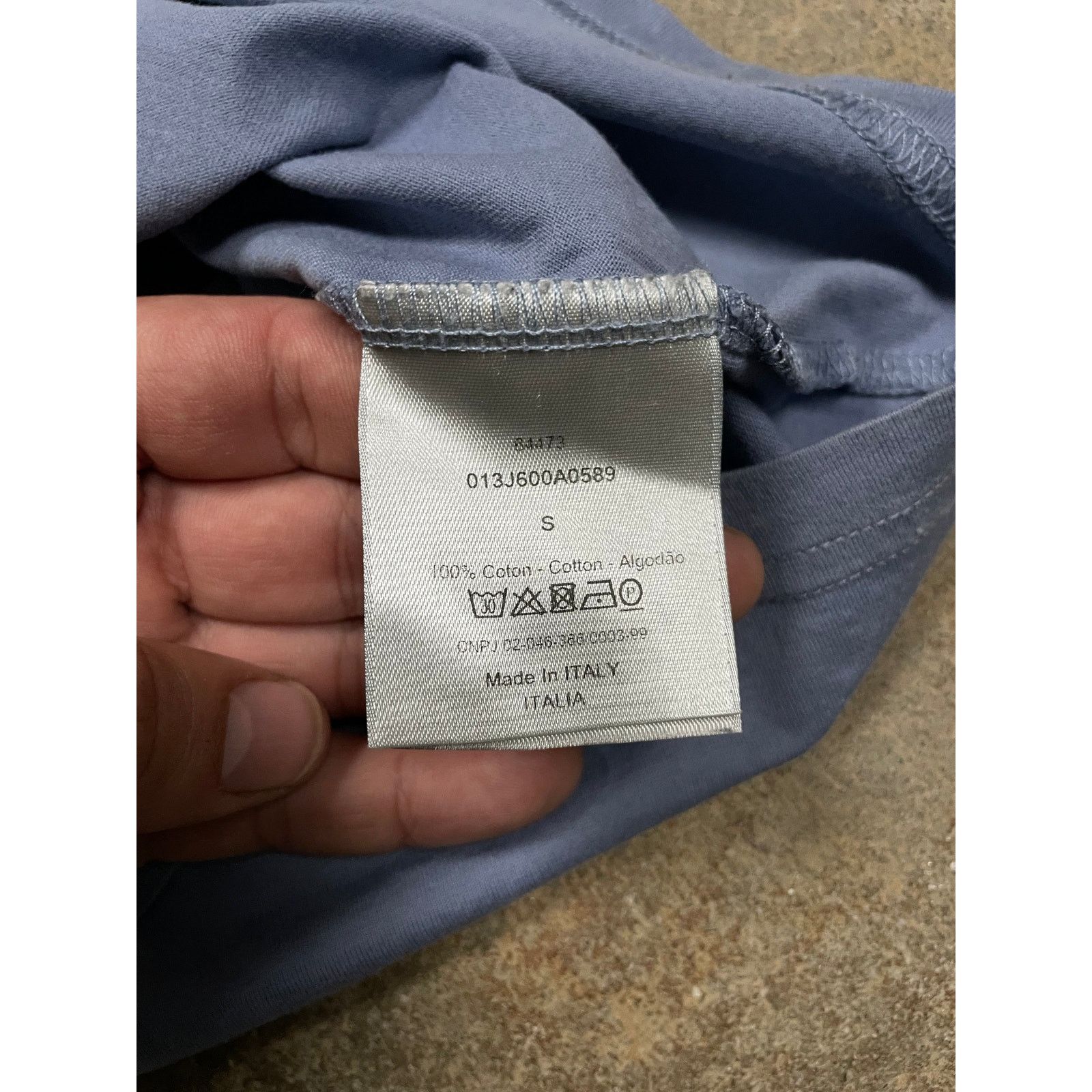 Dior Dior Tee Powder Blue Pink CD Used Small Size US S / EU 44-46 / 1 - 3 Thumbnail