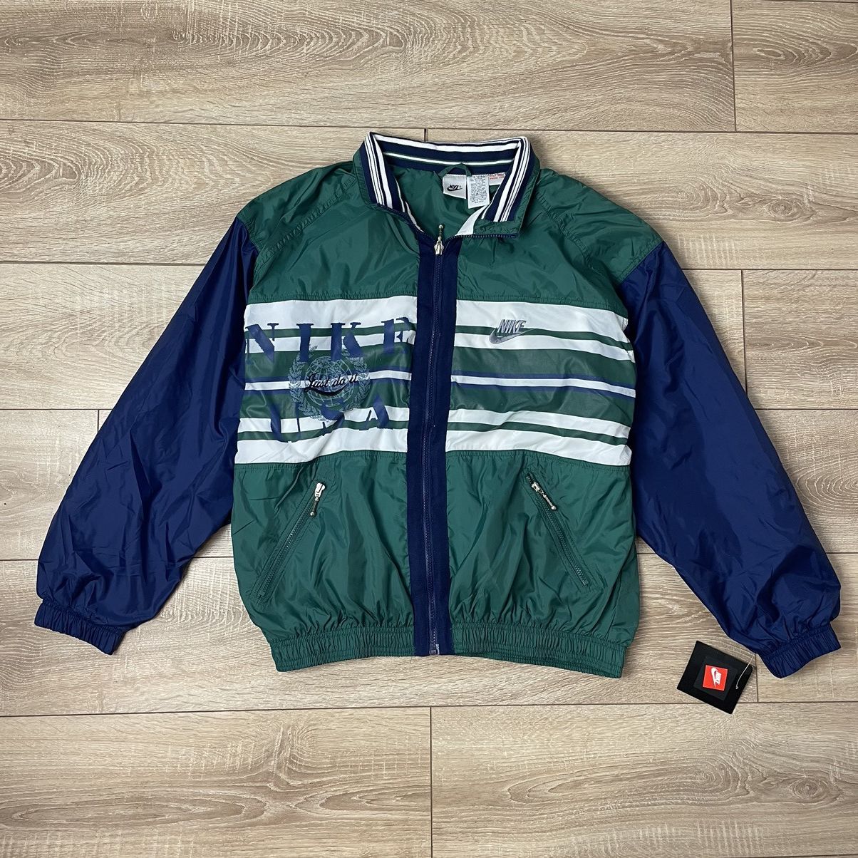 Nike Nike Vintage Nylon Track Jacket Full Zip 90-s Size US M / EU 48-50 / 2 - 1 Thumbnail