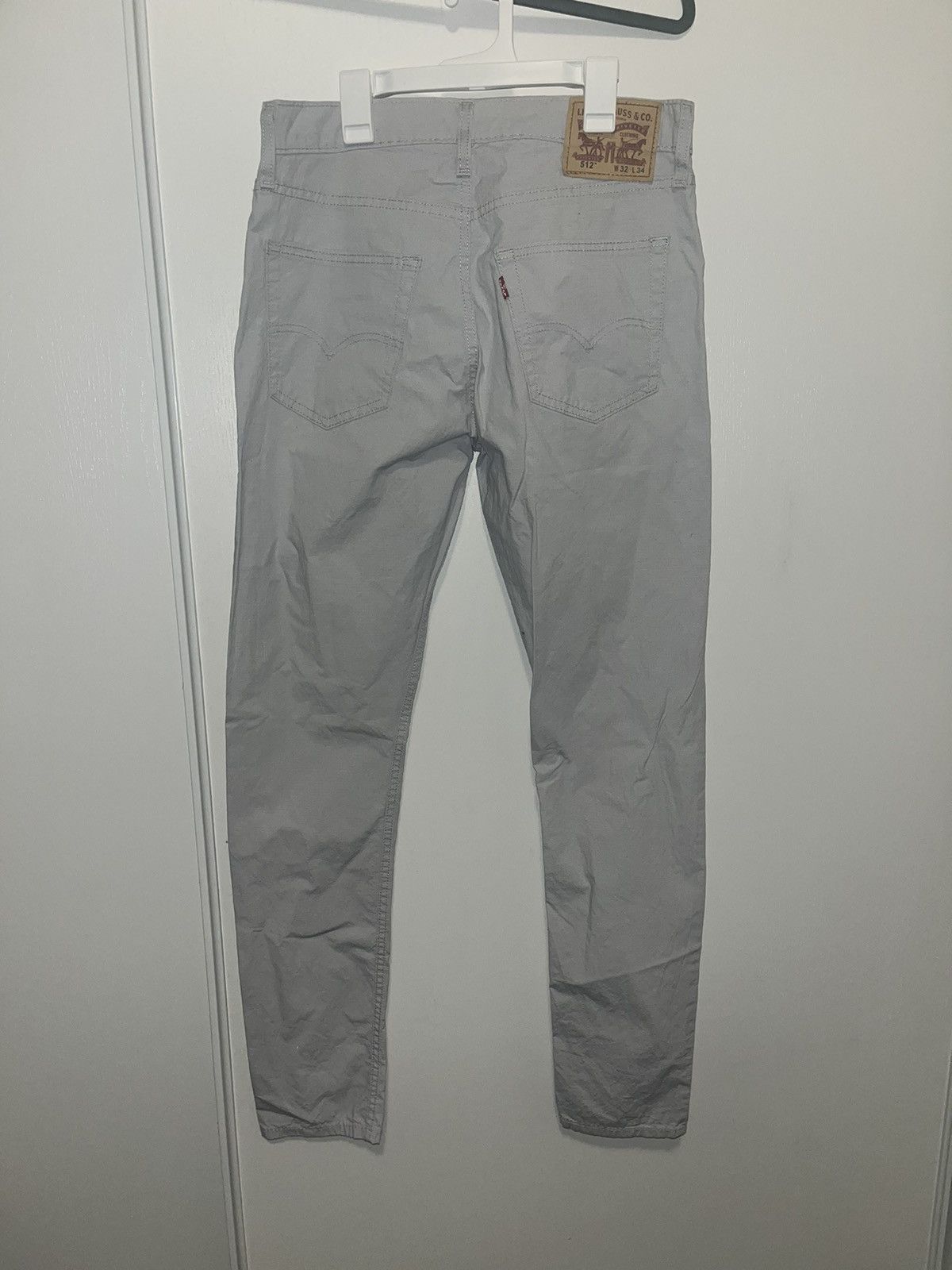 Levi's × Vintage Levi’s 512 Light Grey Pants Size US 34 / EU 50 - 3 Thumbnail