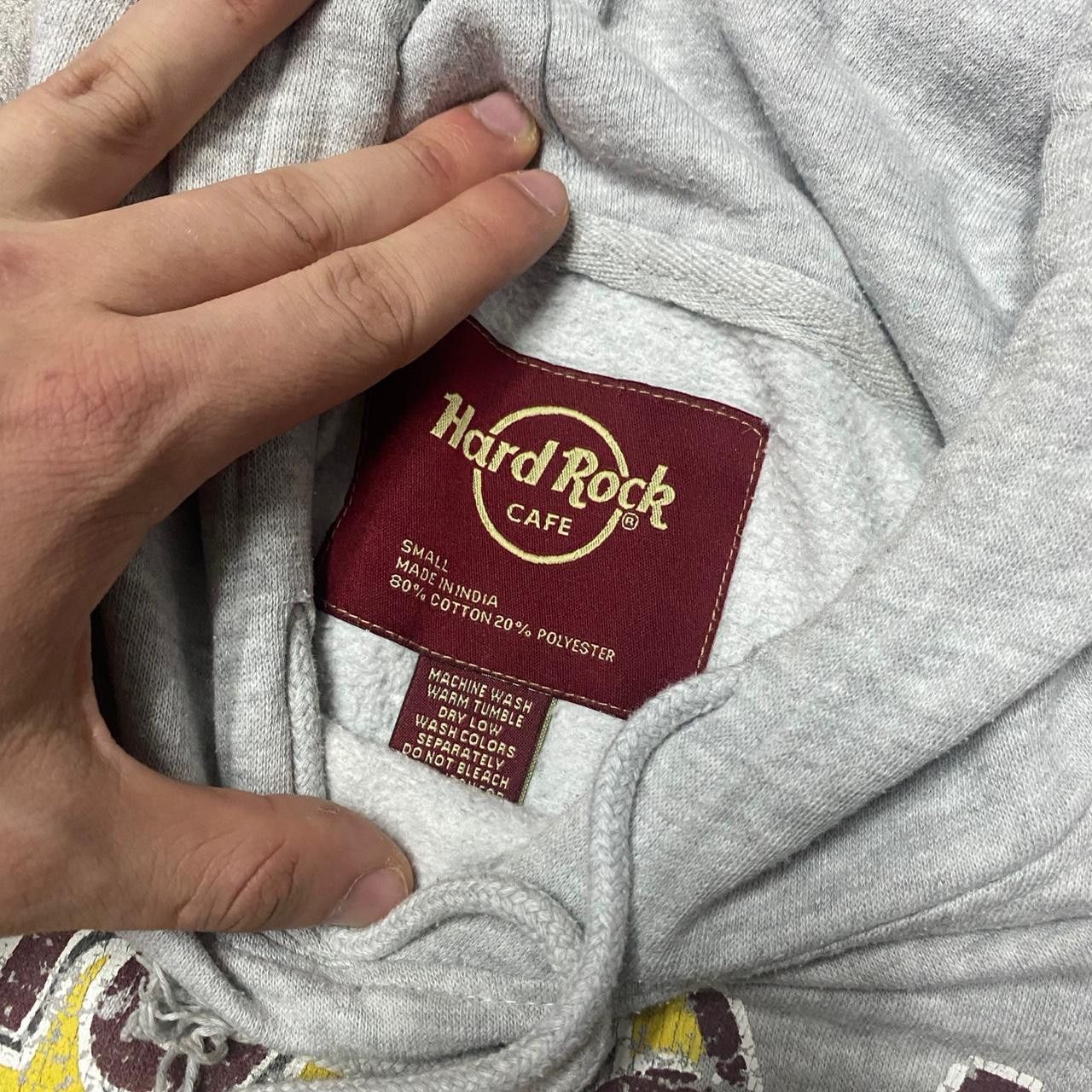 Hard Rock Cafe Grey Hard Rock Cafe Paris hoodie Size US S / EU 44-46 / 1 - 6 Thumbnail