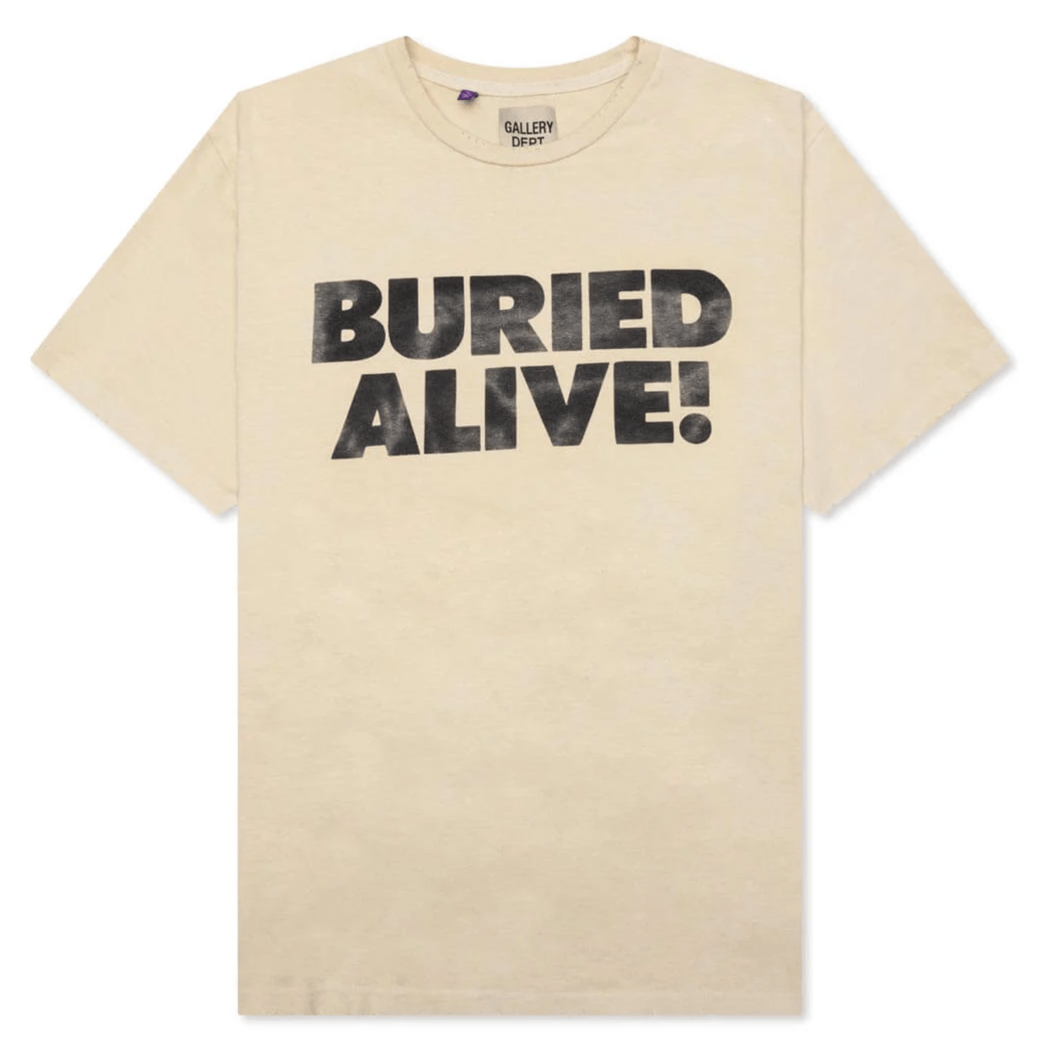 image of Gallery Dept Gallery Department Buried Alive Short Sleeve Tee Shirt in Archive White (Size XL)