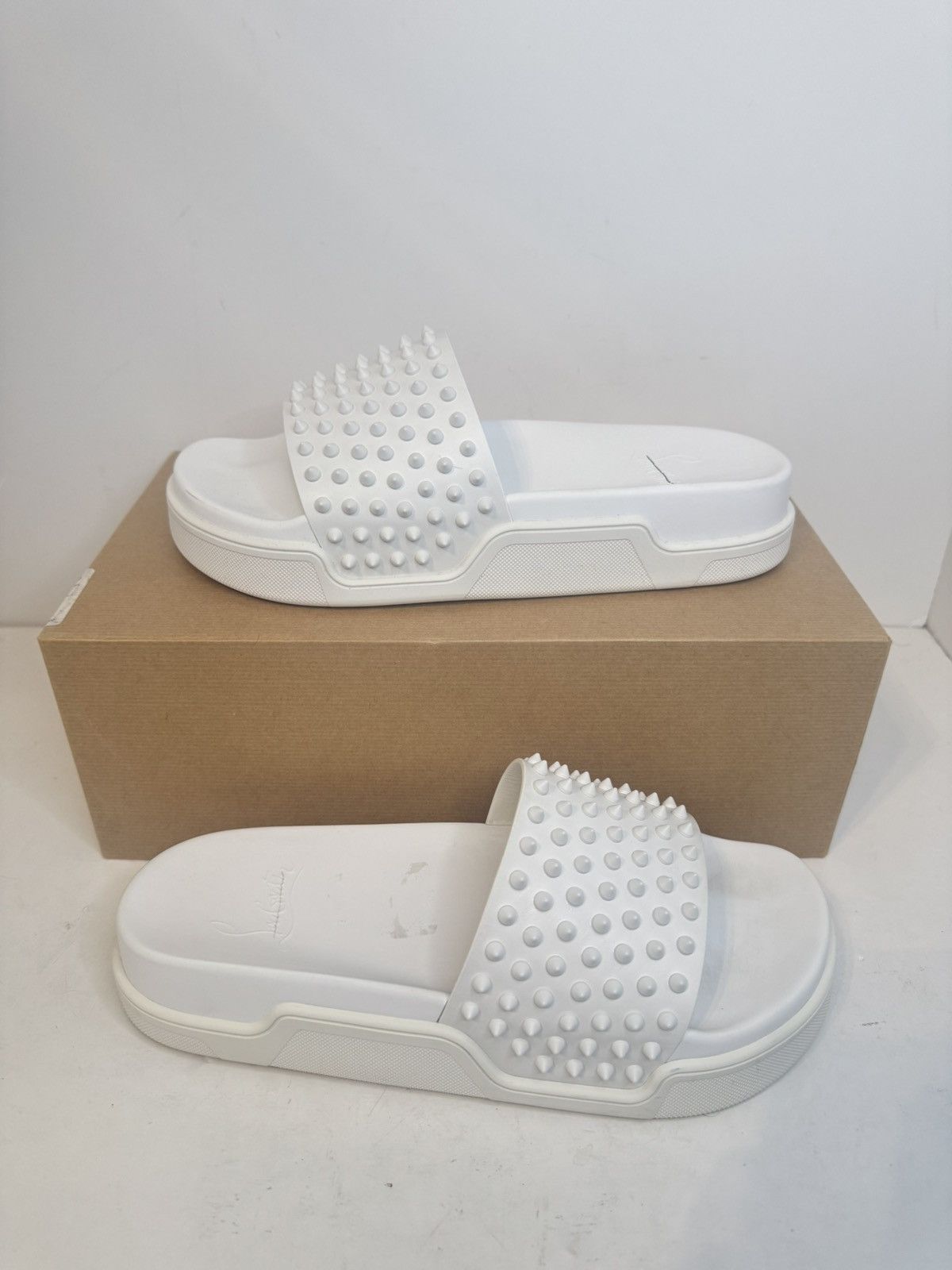 Christian Louboutin Christian Louboutin Spike Slides Size 44.5 Size US 11.5 / EU 44-45 - 1 Thumbnail