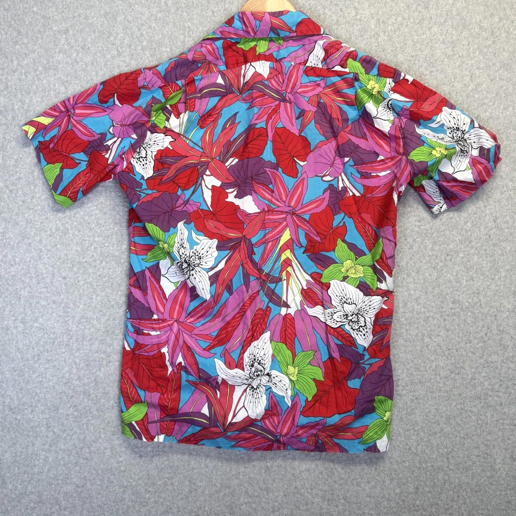 Hilo Hattie VINTAGE Hilo Hattie Shirt Button-Up Camp Hawaiian Floral Pink Short Sleeve Small Mens S Size US S / EU 44-46 / 1 - 6 Thumbnail