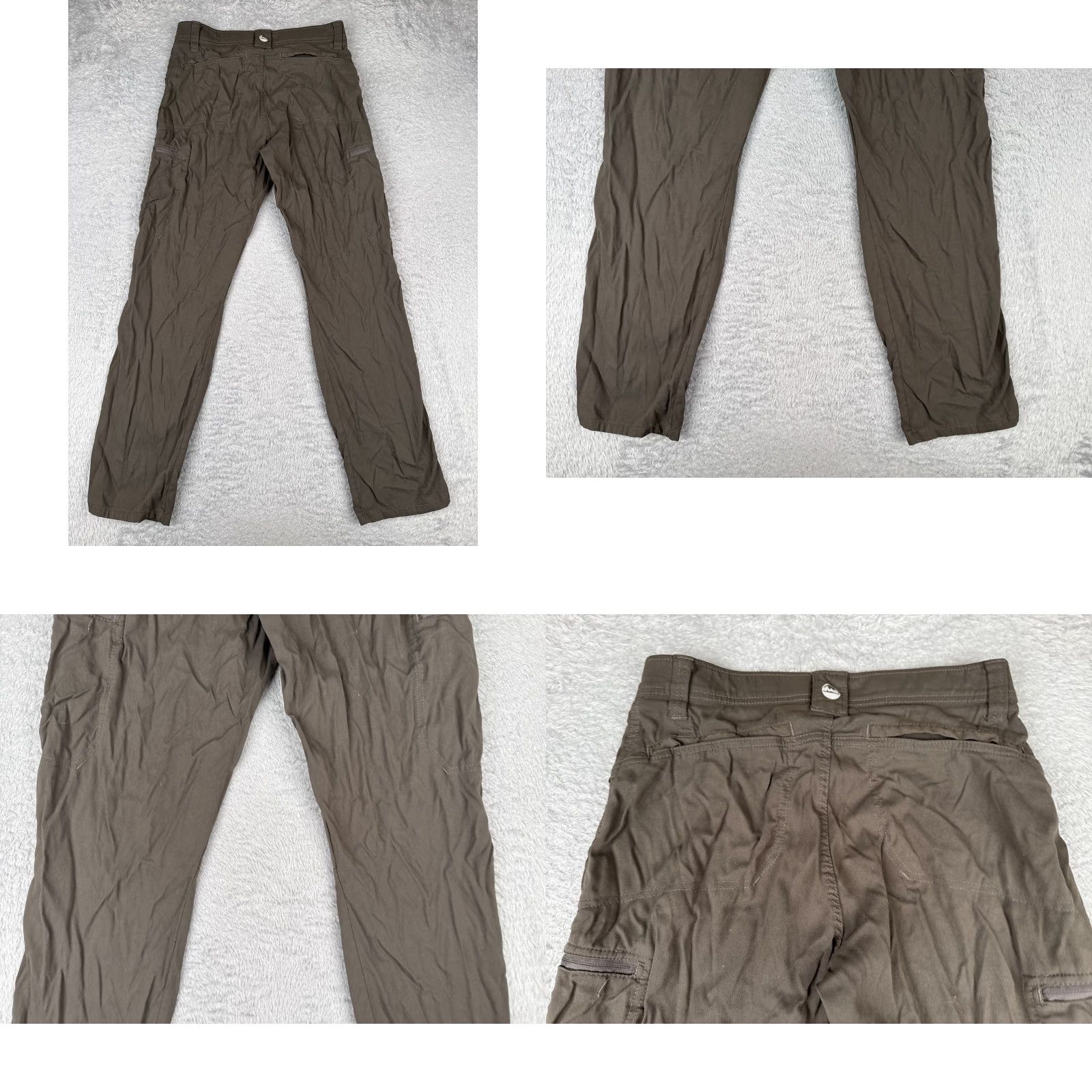 Wrangler Wrangler Pants Men 30 Gray Straight Leg Nylon Blend Hiking 30x30 Casual Cargo Pockets Regular Size US 30 / EU 46 - 9 Thumbnail