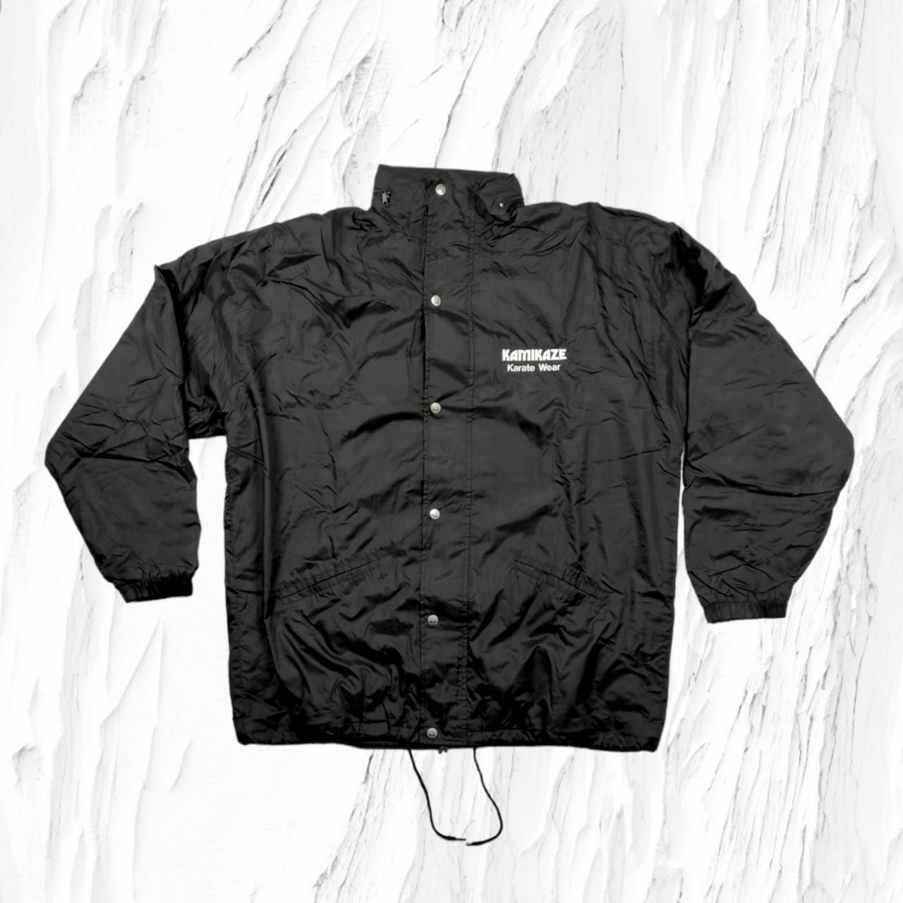 Other Vintage Black Kamikaze Bomber Jacket with Emboirdered logos Size US XL / EU 56 / 4 - 2 Thumbnail