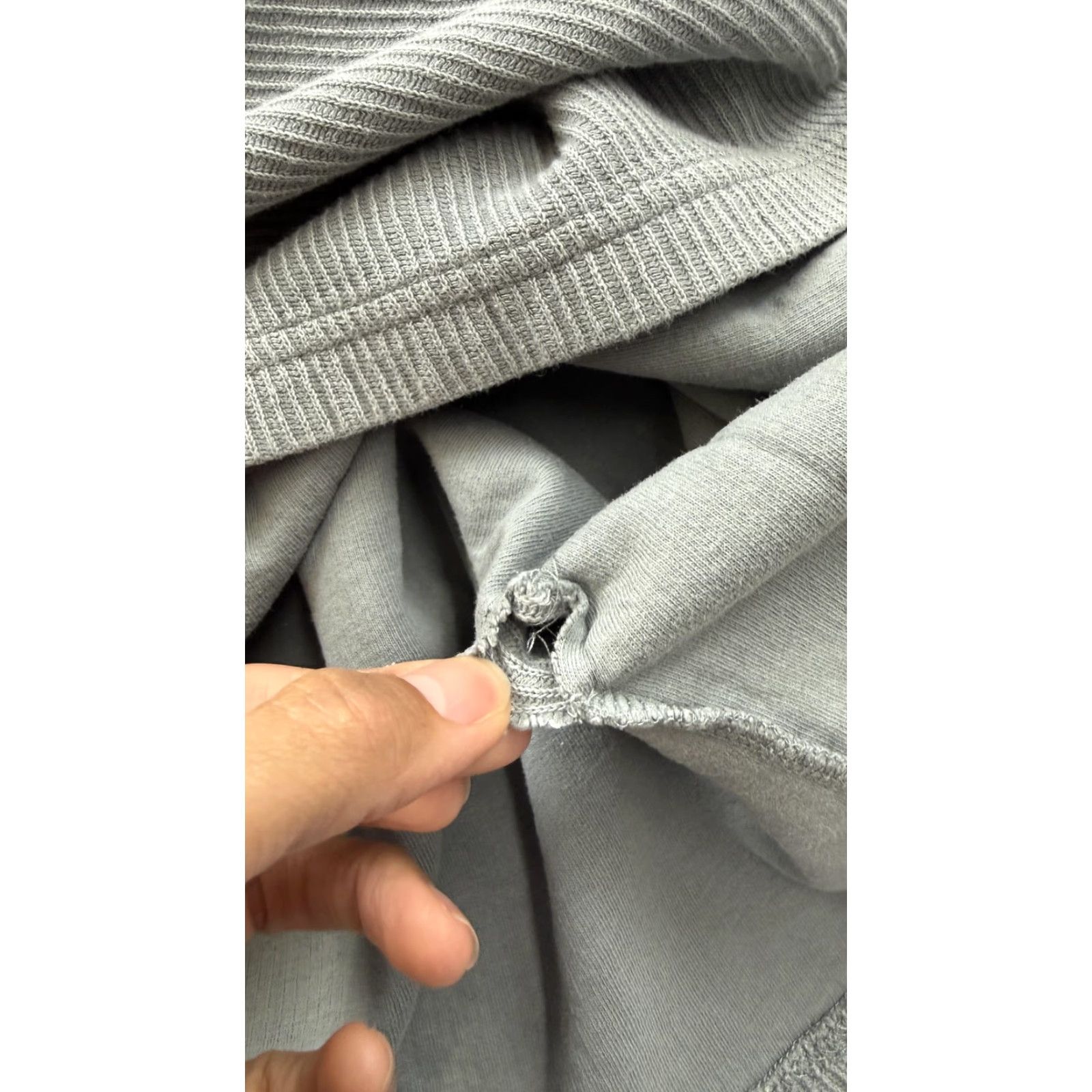 Zara Zara Mens XL Gray Waffle Knit Thermal Long Sleeve Crewneck Shirt Size US XL / EU 56 / 4 - 6 Thumbnail