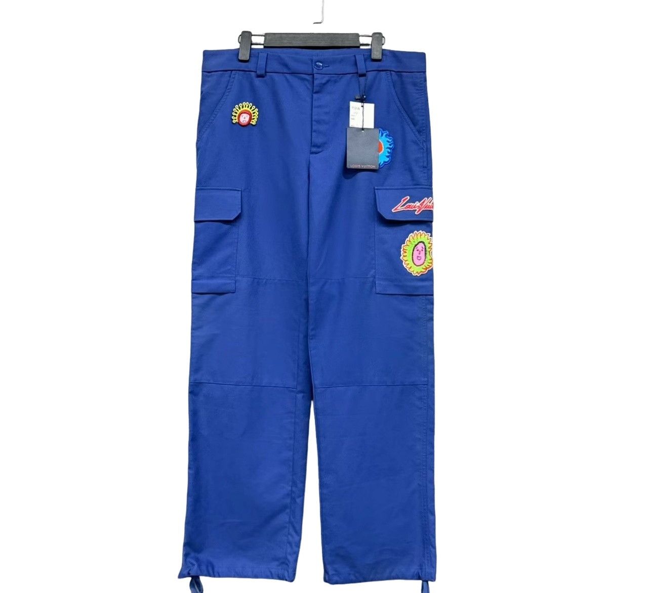 Louis Vuitton Louis Vuitton x Yayoi Kusama Blue Cargo Pants 28 Size US 28 / EU 44 - 1 Thumbnail