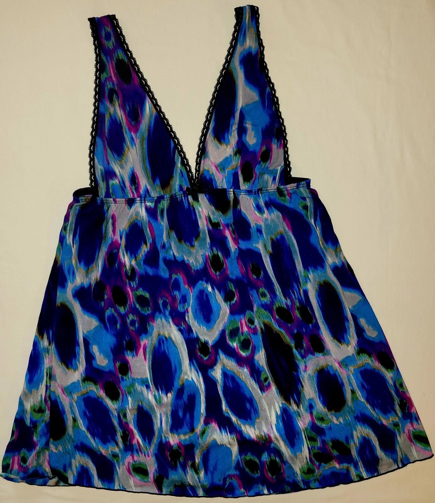 Sex Skateboards SEXY women's LG. blue nightie Size ONE SIZE - 1 Thumbnail
