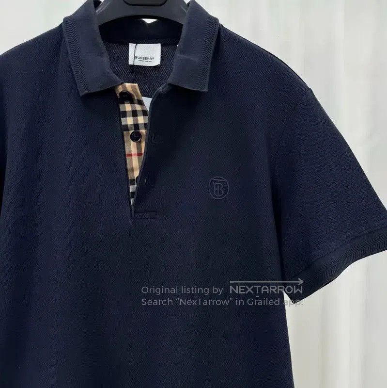 Burberry Burberry Black Cotton Logo Polo Shirt. Size US S / EU 44-46 / 1 - 3 Thumbnail