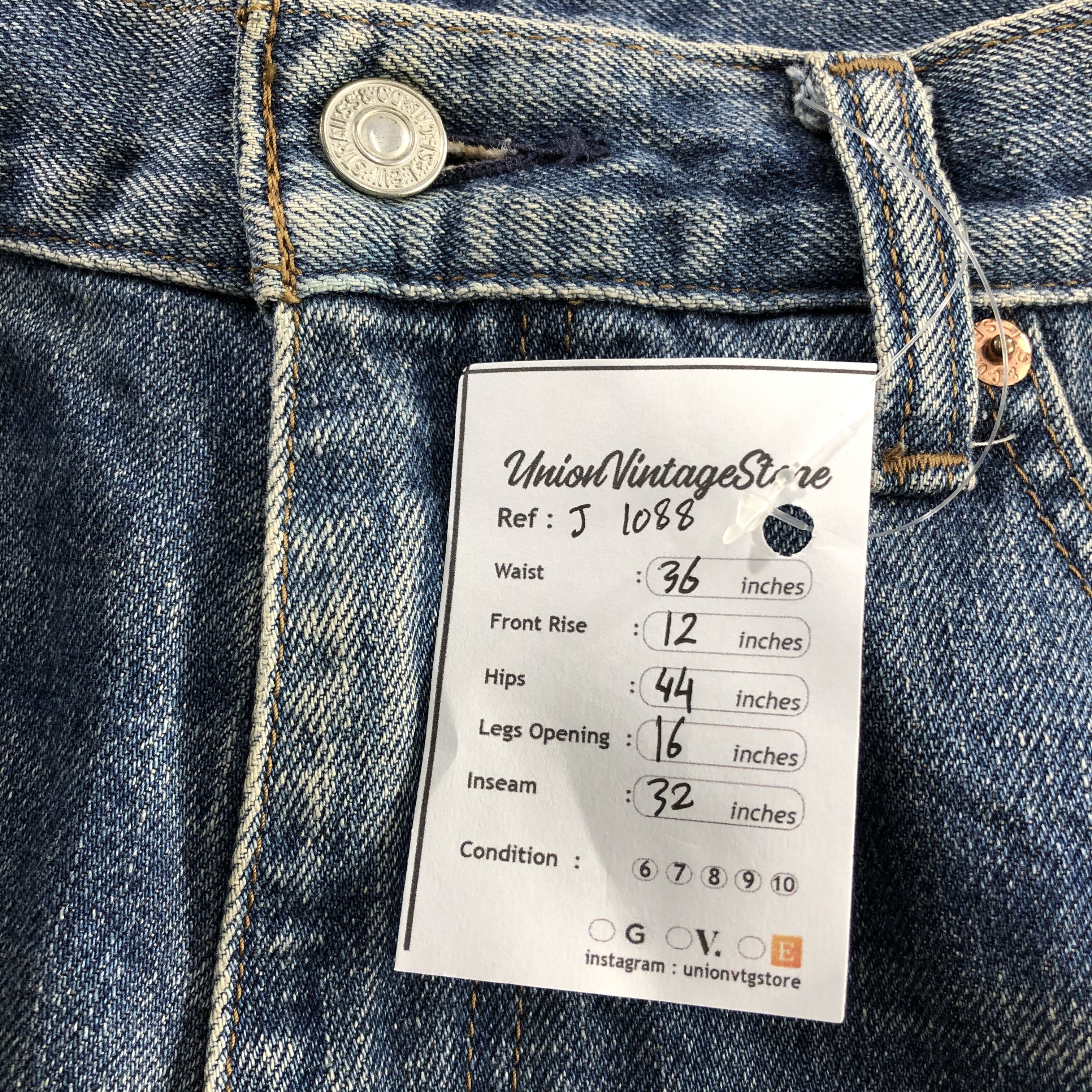 Levi's Vintage 90s Levis 533 Jeans-J1088 Size US 36 / EU 52 - 12 Thumbnail