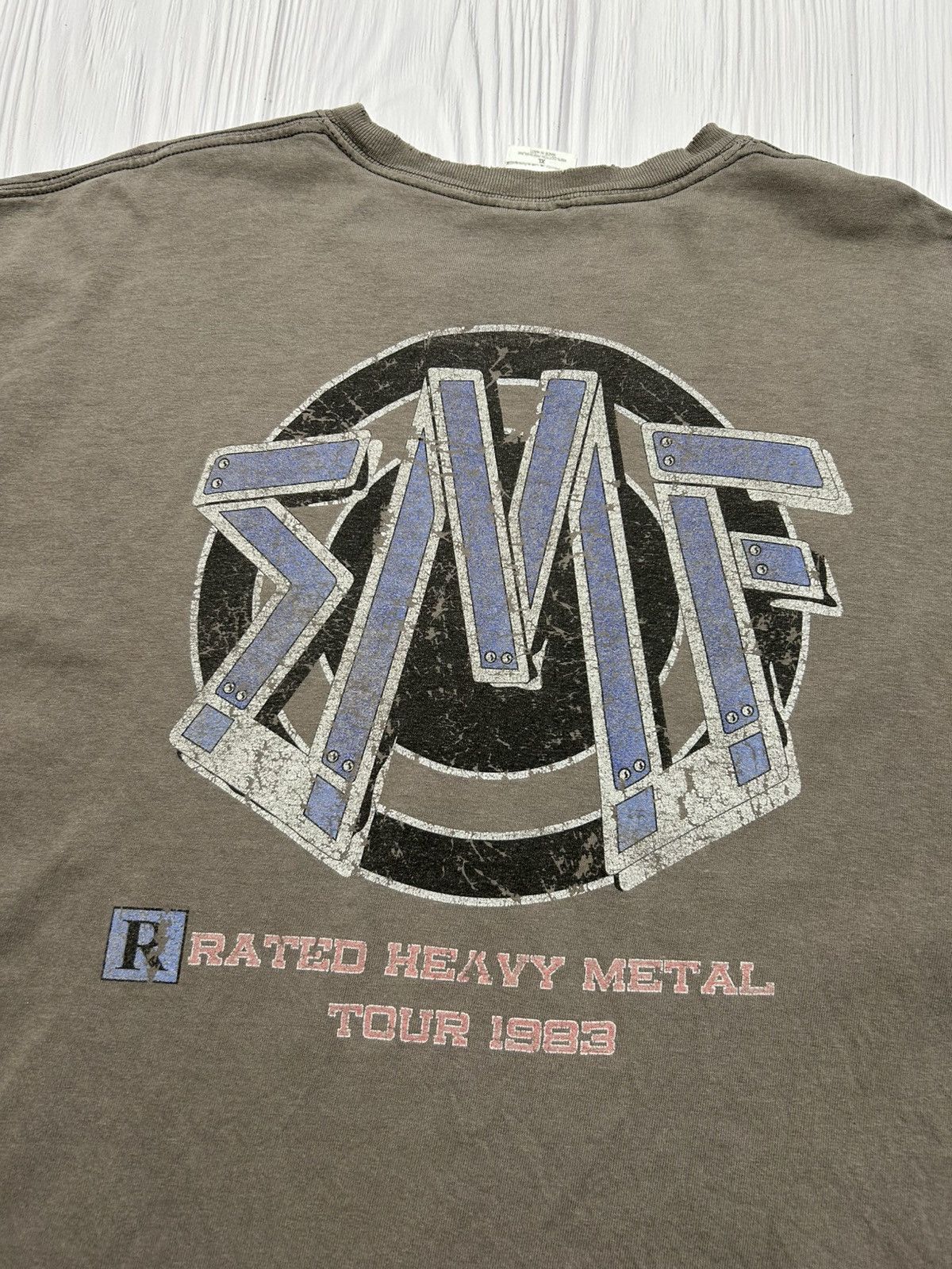 Band Tees Vintage Twisted Sister Tour 1983 Rated Heavy Metal T-Shirt Size US XL / EU 56 / 4 - 12 Thumbnail