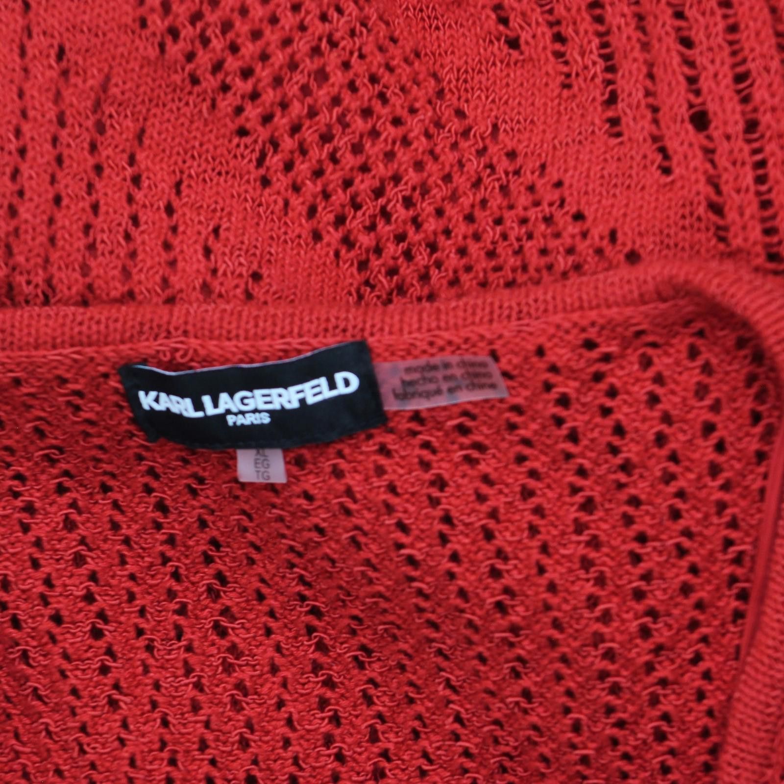 Karl Lagerfeld Nwt Karl Lagerfeld Summer Dress L4eos727 Cordial Red Xl Size XL / US 12-14 / IT 48-50 - 4 Thumbnail