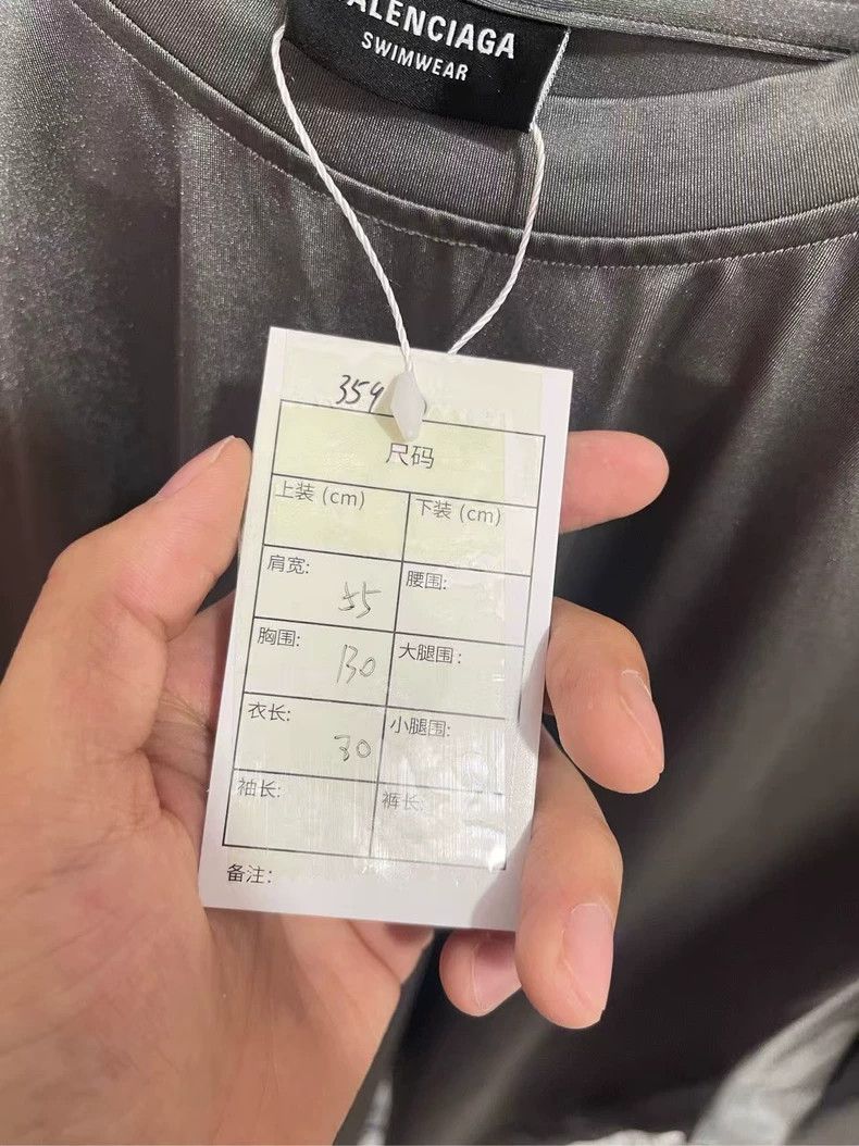 Balenciaga Balenciaga Double Hook Printed Silver Grey Quick Dry Short Size US M / EU 48-50 / 2 - 6 Thumbnail