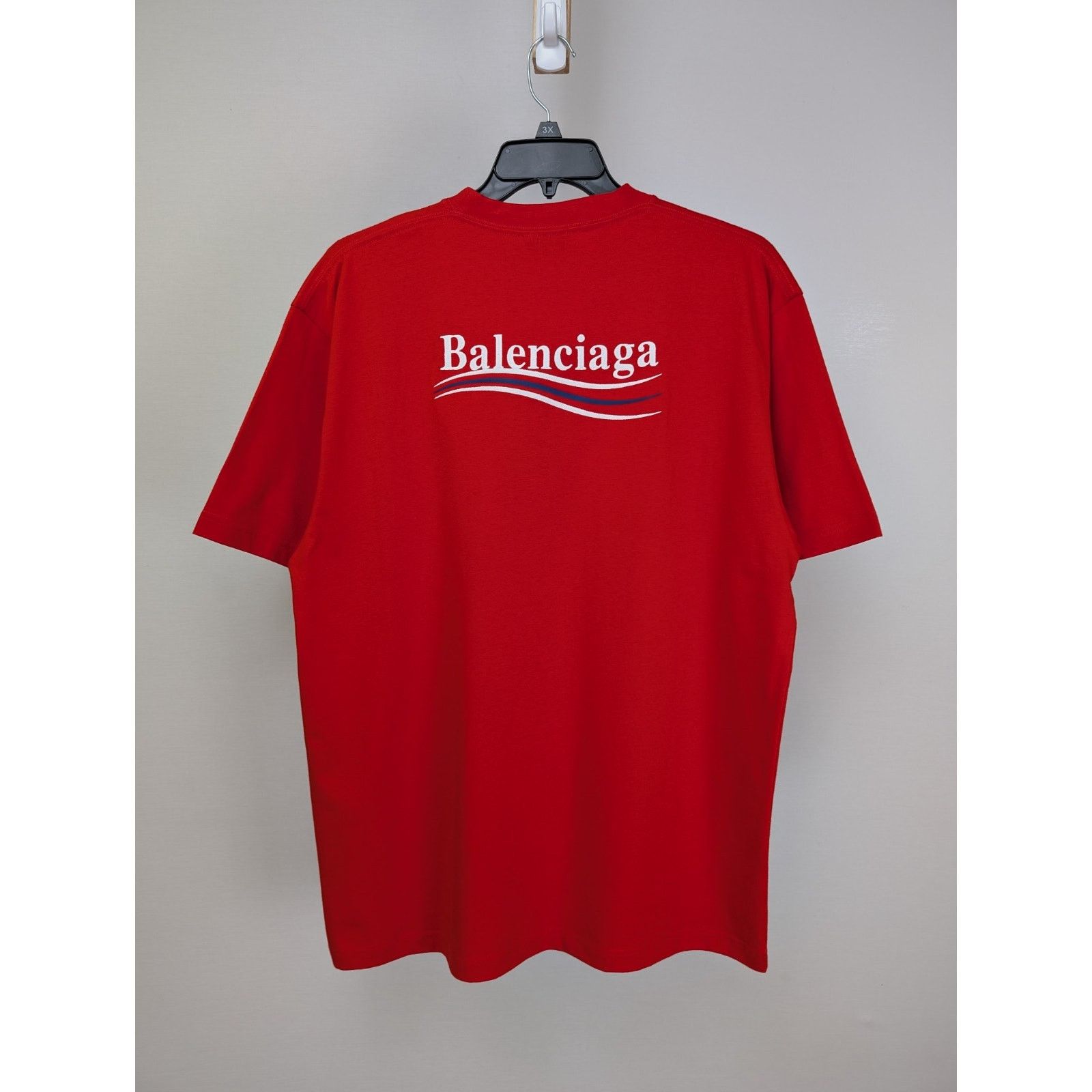 Balenciaga o1rshd1 Q:2 / Embro Pol Campgn Vintage Jersey T-Shirt in Red Size US XS / EU 42 / 0 - 4 Thumbnail