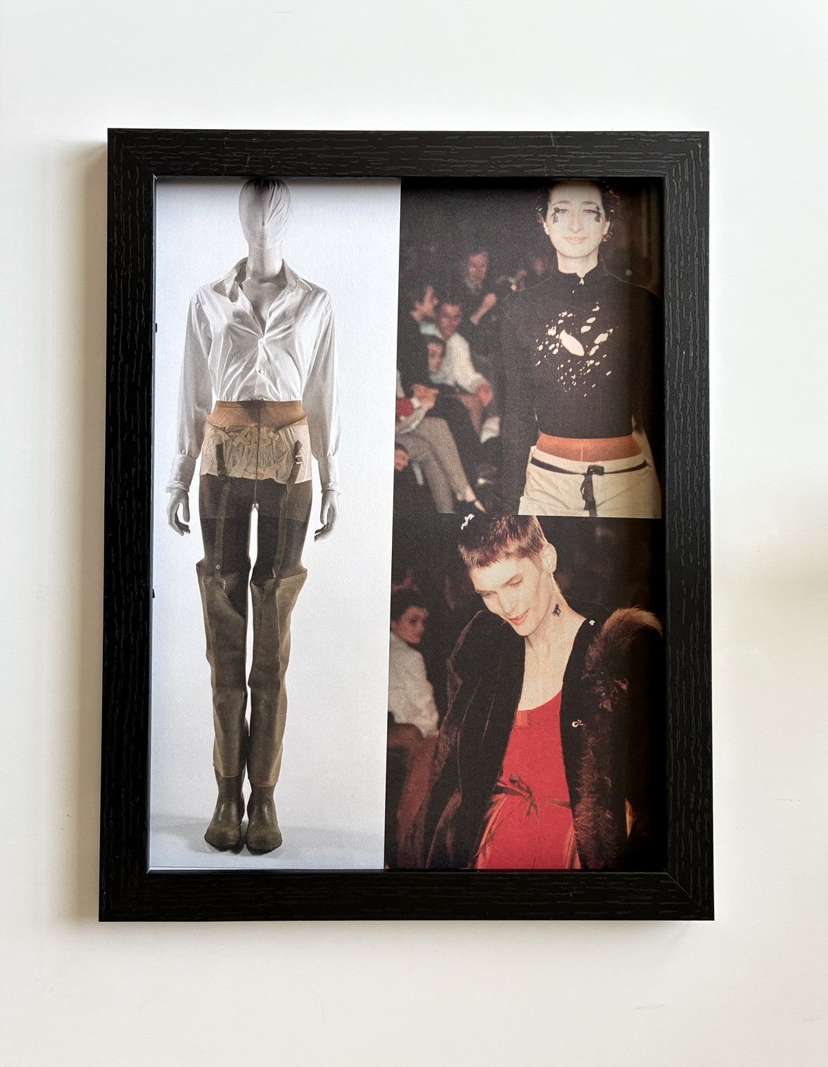 Maison Margiela Maison Margiela Archive Fashion runway photo framed 9x12 Size ONE SIZE - 1 Thumbnail