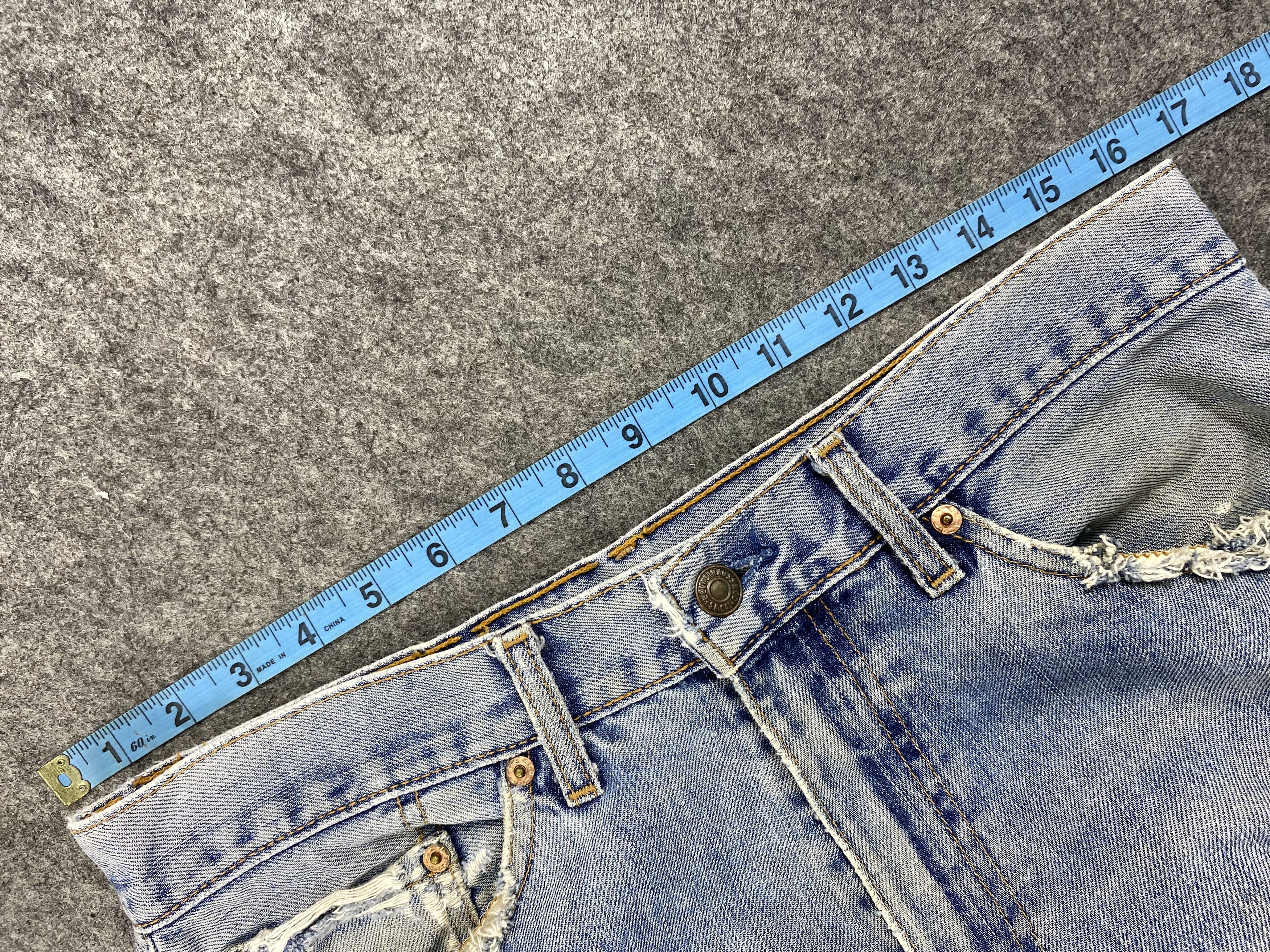 If Six Was Nine Mid Blue Vintage Levi's 517 Flare 33x26 Denim -JN1208 Size US 33 - 5 Thumbnail