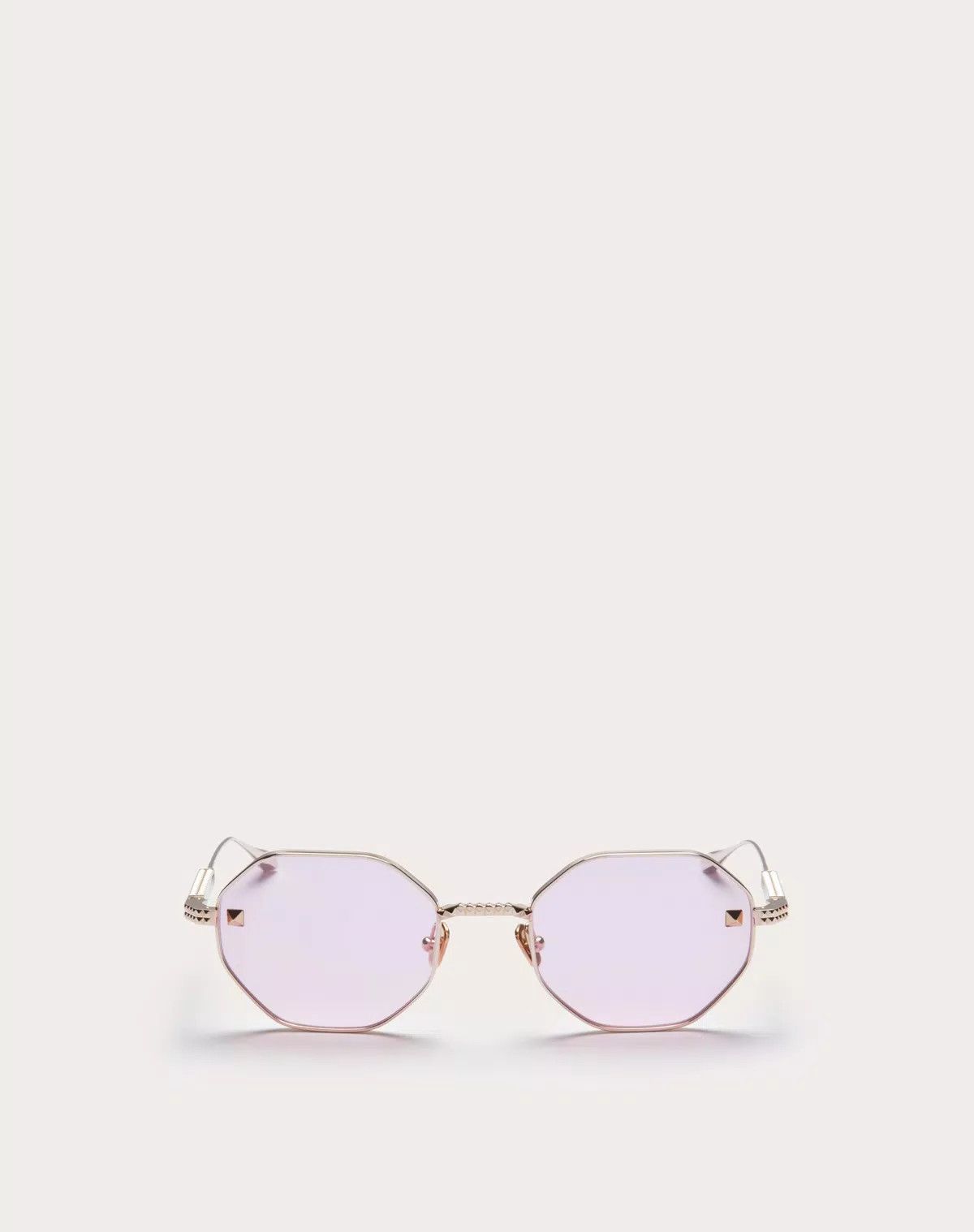Valentino oc11z0725 Size: 52/ Hexagonal Titanium Frame in Light Pink Size ONE SIZE - 1 Thumbnail