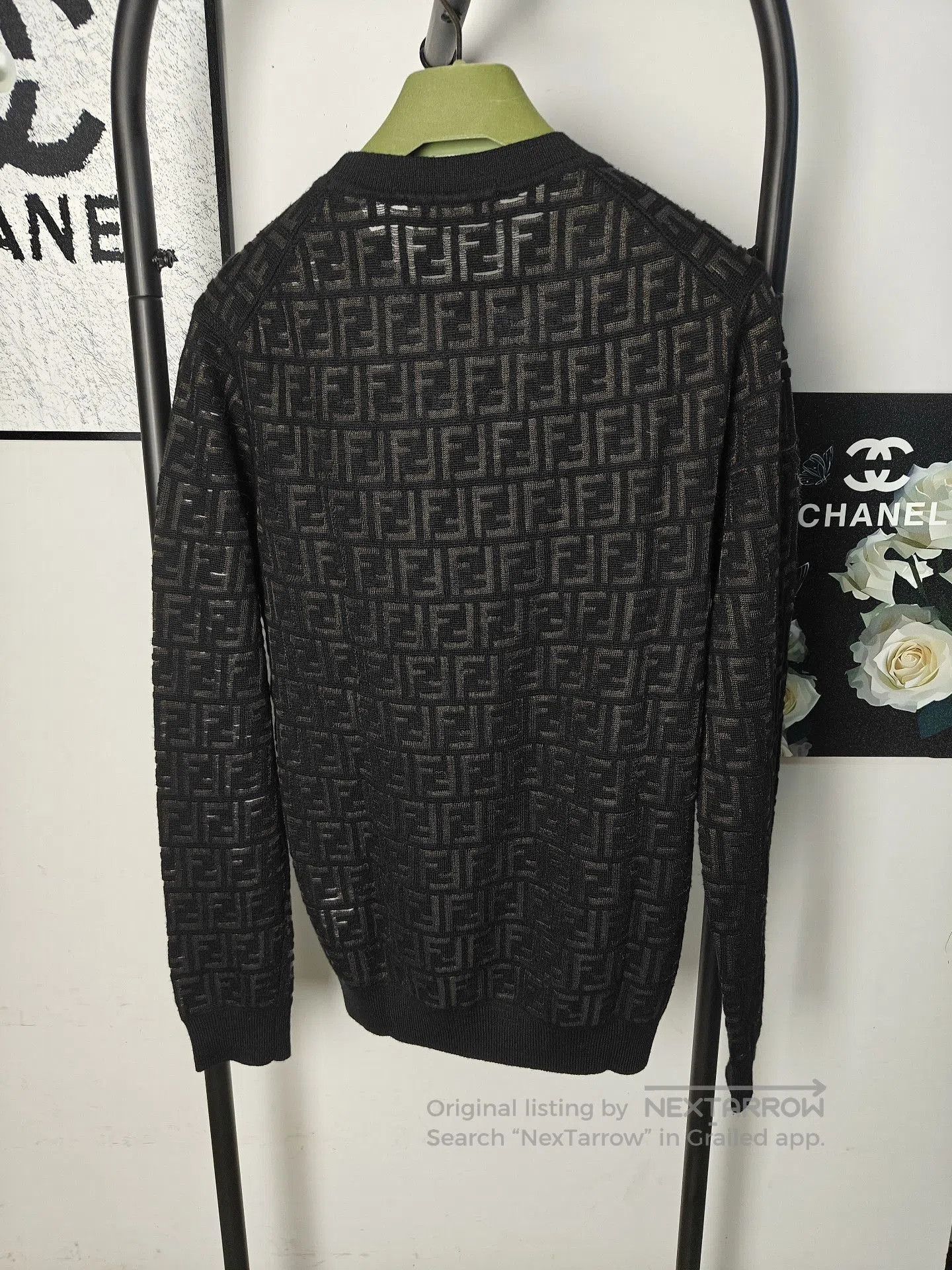 Fendi fendi all-over print wool sweater. Size US M / EU 48-50 / 2 - 2 Thumbnail