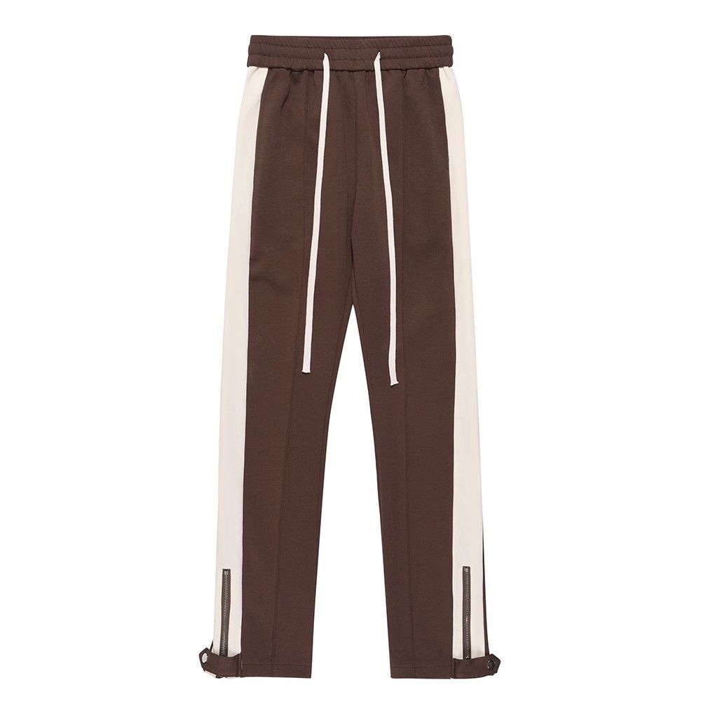 Designer × Japanese Brand Men's loose zipper slit casual wide-leg trousers Size US 32 / EU 48 - 1 Thumbnail