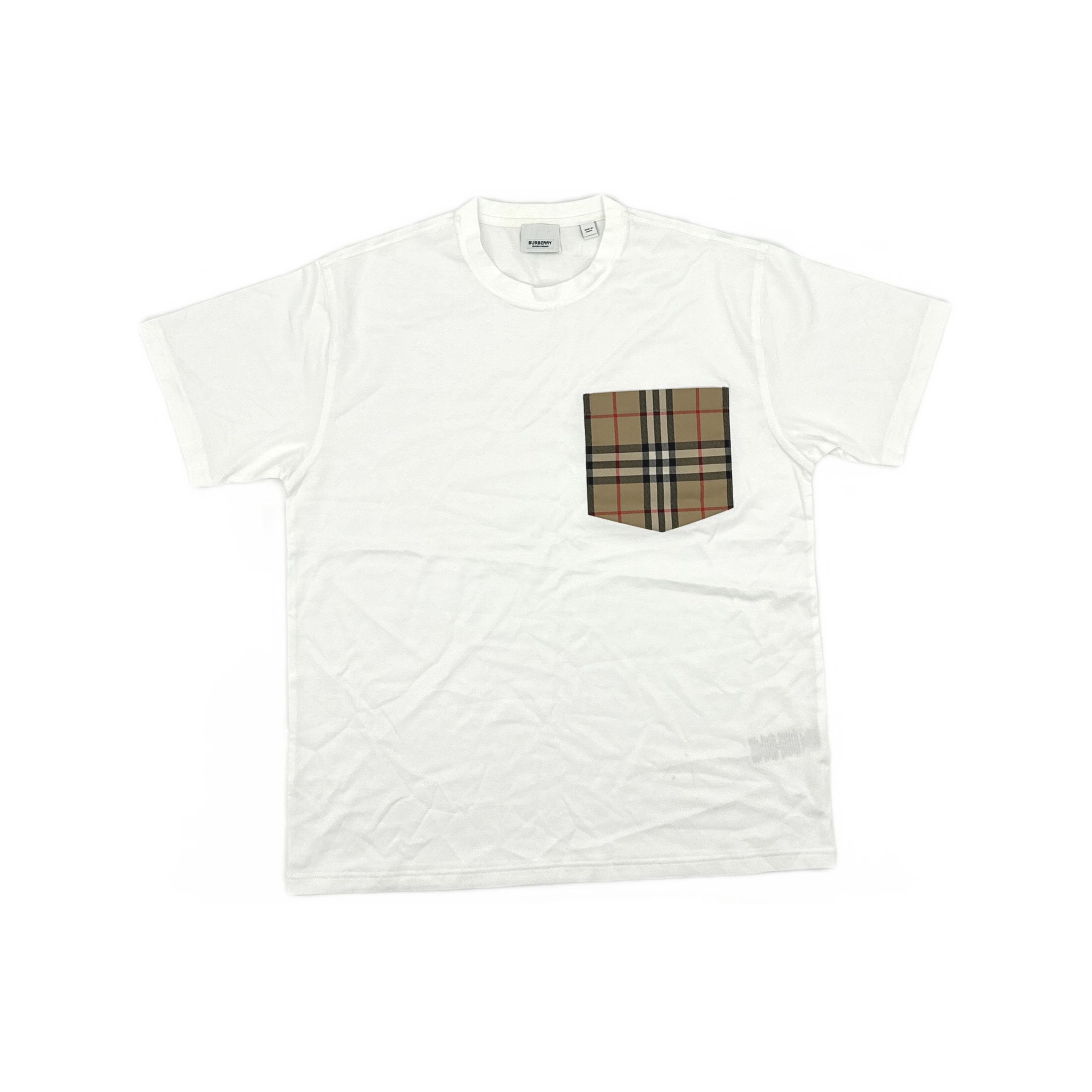 Burberry Burberry Check Pocket T-Shirt Size S Size S / US 4 / IT 40 - 1 Thumbnail