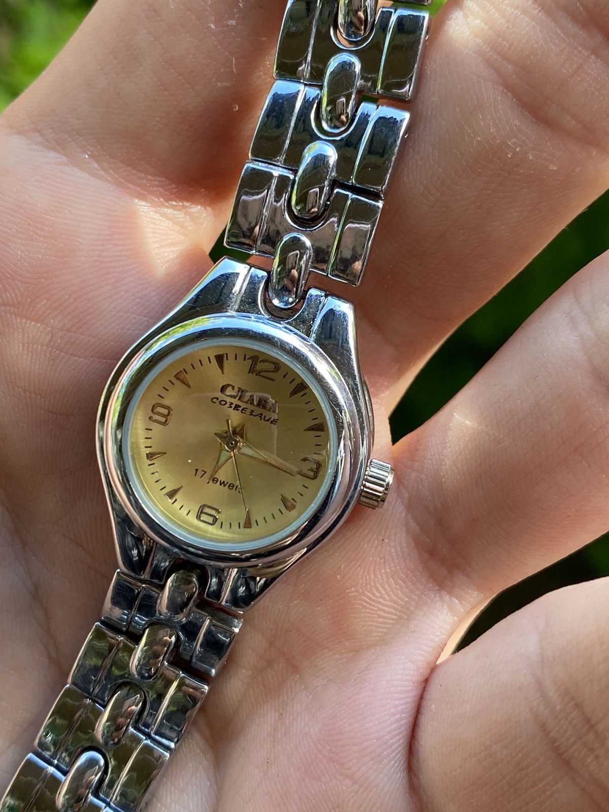 Jewelry × Vintage Stylish Watch - Silver 17 Jewel Design Size ONE SIZE - 7 Thumbnail
