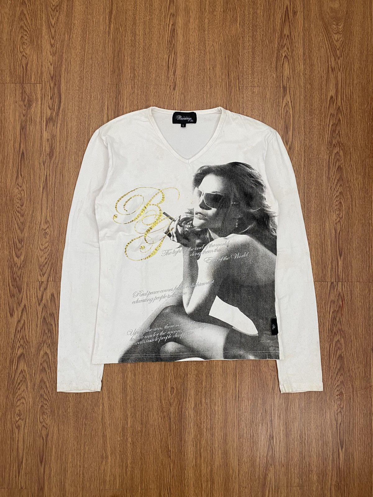 If Six Was Nine × Japanese Brand × Le Grande Bleu (L.G.B.) Berningsho X Black label LS Size US L / EU 52-54 / 3 - 1 Thumbnail