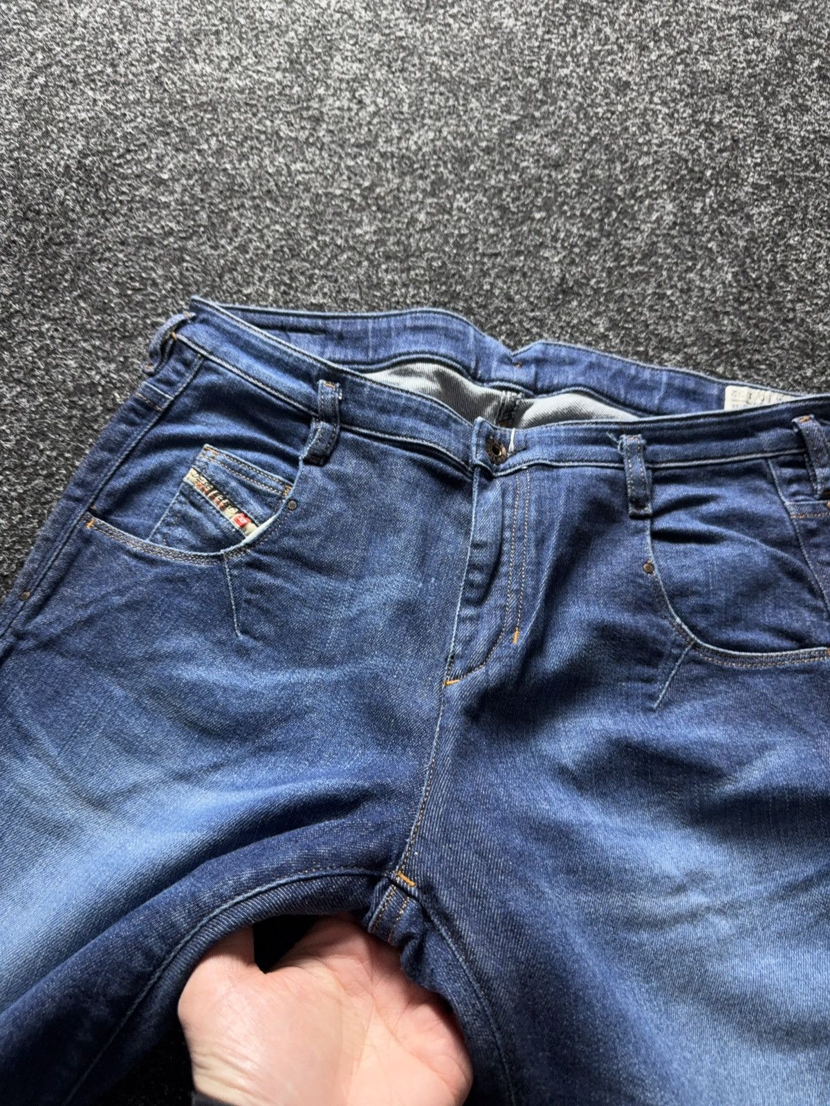 Diesel Luxury 00s Y2K Diesel Chinelle Regular Slim Tapered Jeans Size 30" / US 8 / IT 44 - 8 Thumbnail
