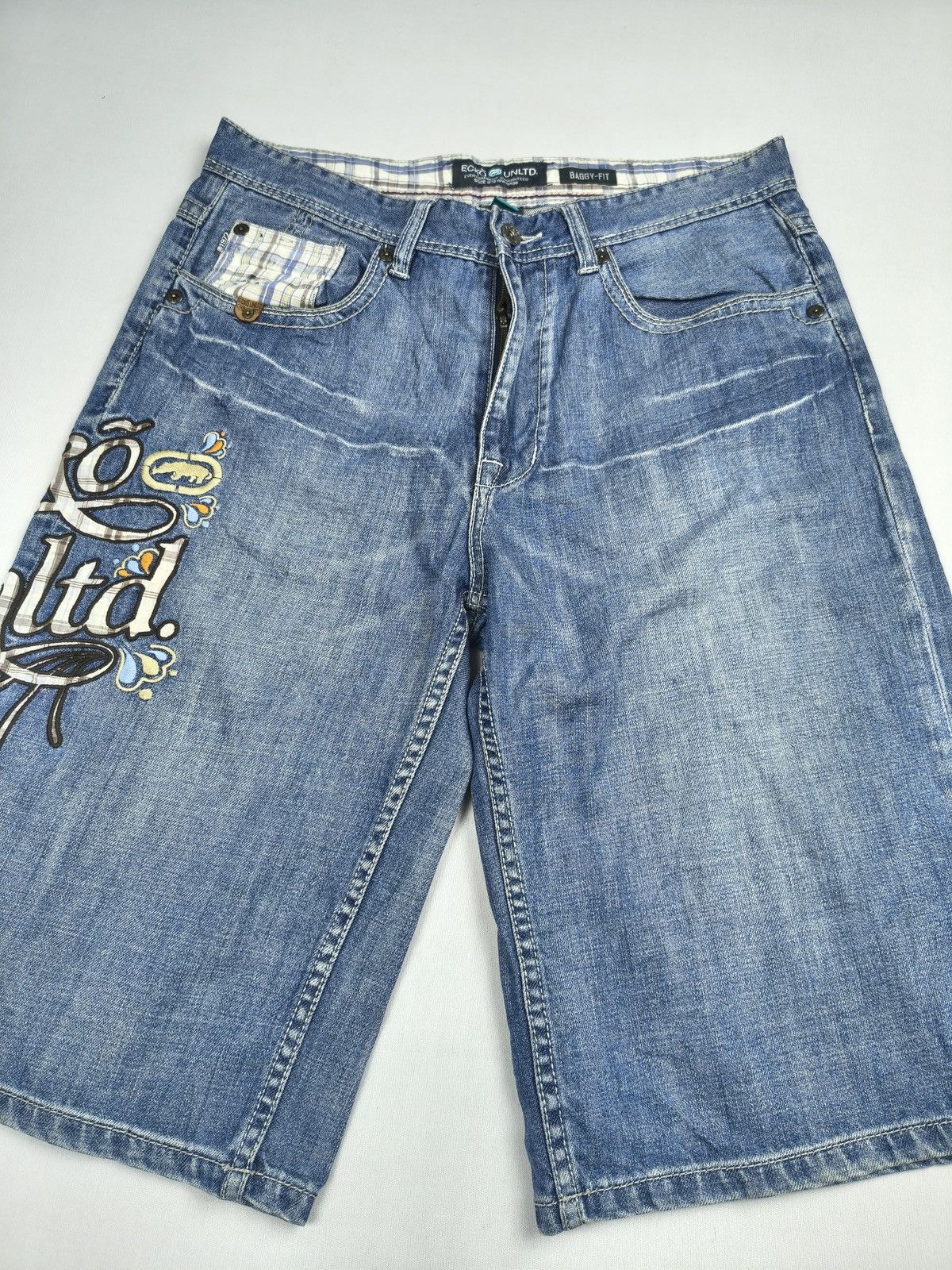 Ecko Unltd. Ecko Unltd baggy plaid pocket graphic y2k jorts (060) Size US 34 / EU 50 - 6 Thumbnail
