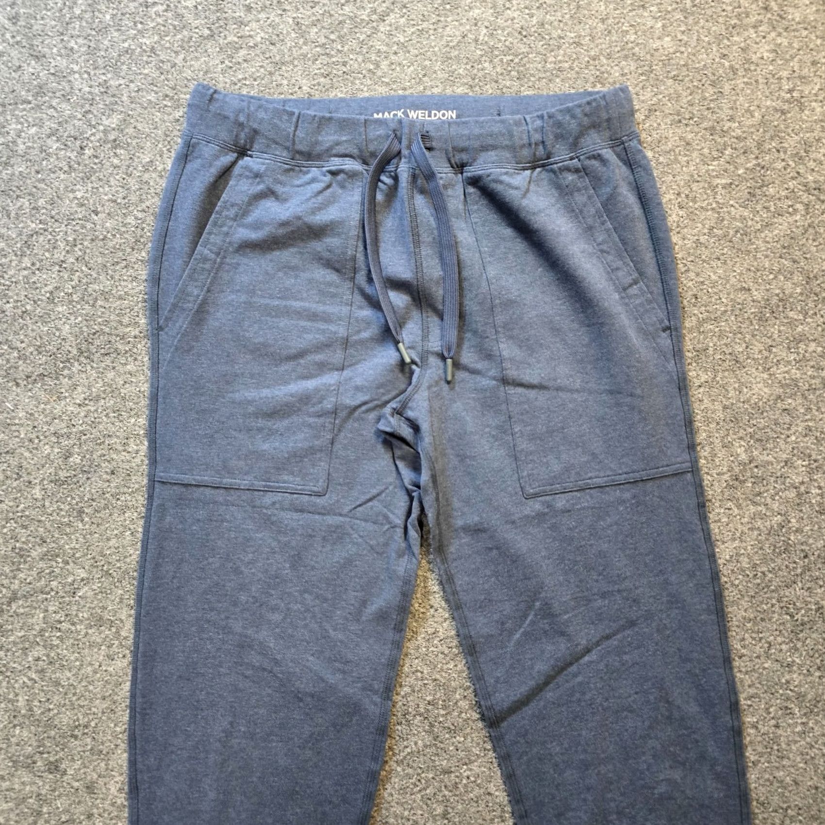 Vintage Mac Weldon Pants Mens Small Blue ACE Sweatpants Tapered Leg Pull On Casual Size US 29 - 2 Thumbnail