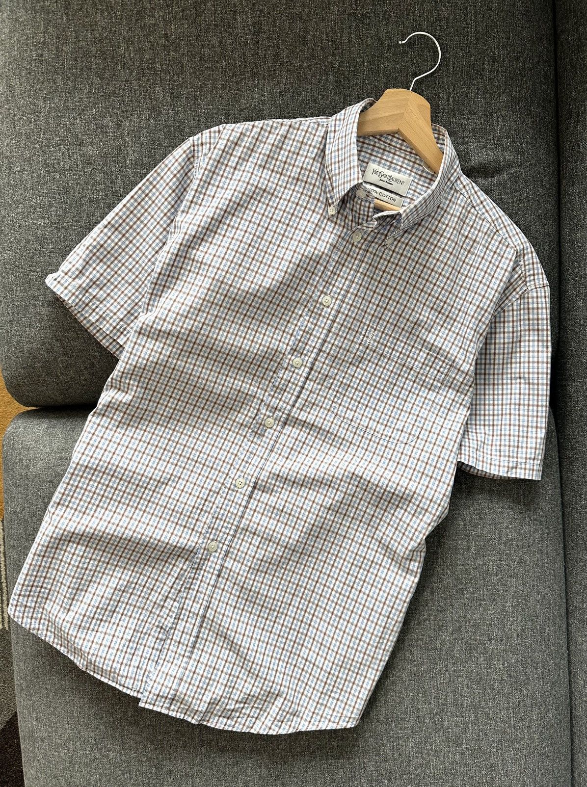 Yves Saint Laurent Vintage 90s Yves Saint Laurent Size US M / EU 48-50 / 2 - 2 Thumbnail