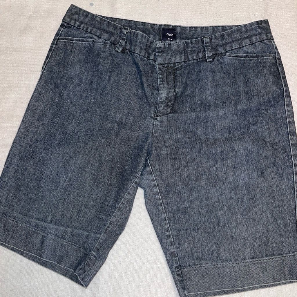 Gap Women's Gap Denim Shorts Size 10 Blue Size 30" / US 8 / IT 44 - 3 Thumbnail