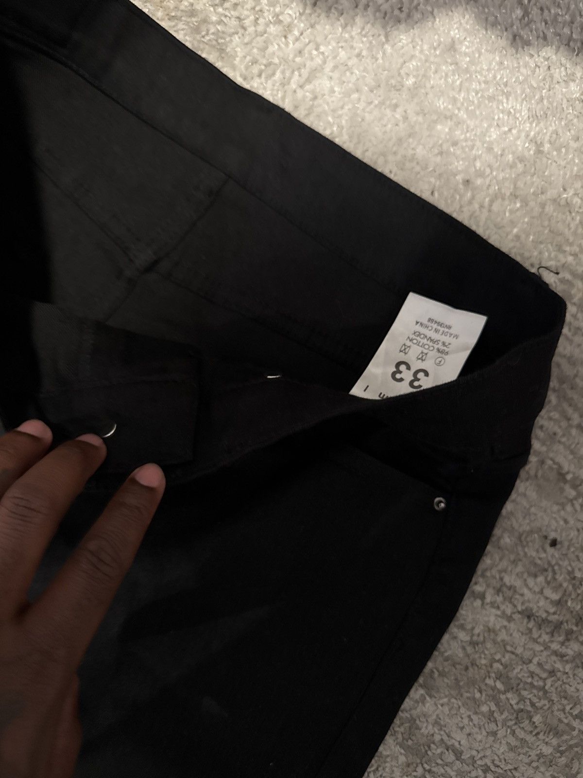 Other Black skinny wax jeans Size US 32 / EU 48 - 2 Thumbnail
