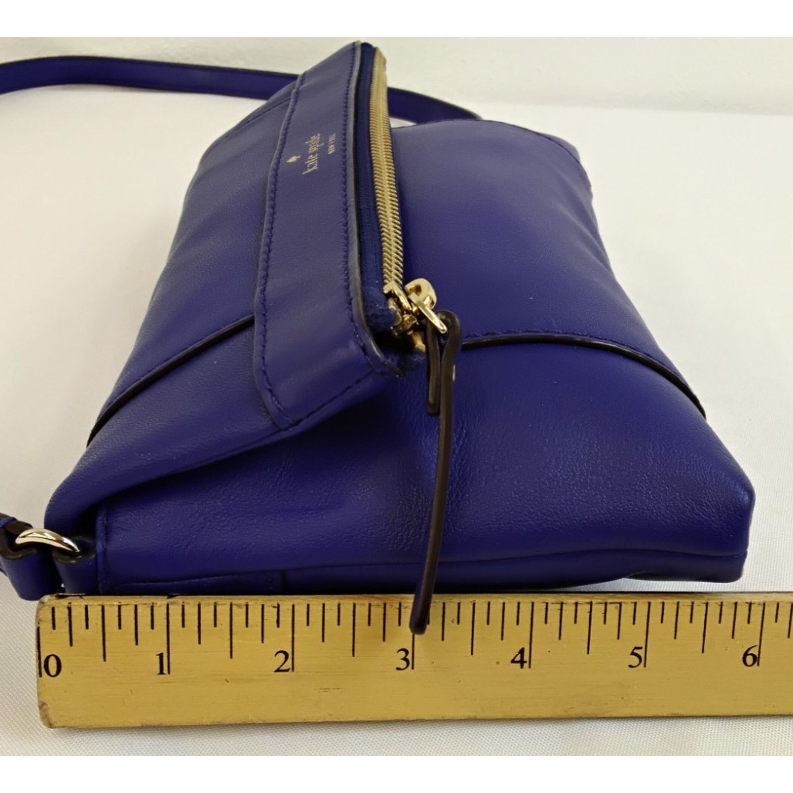Kate Spade Kate Spade Fremont Place Julian Leather Crossbody Royal Blue Size ONE SIZE - 13 Thumbnail