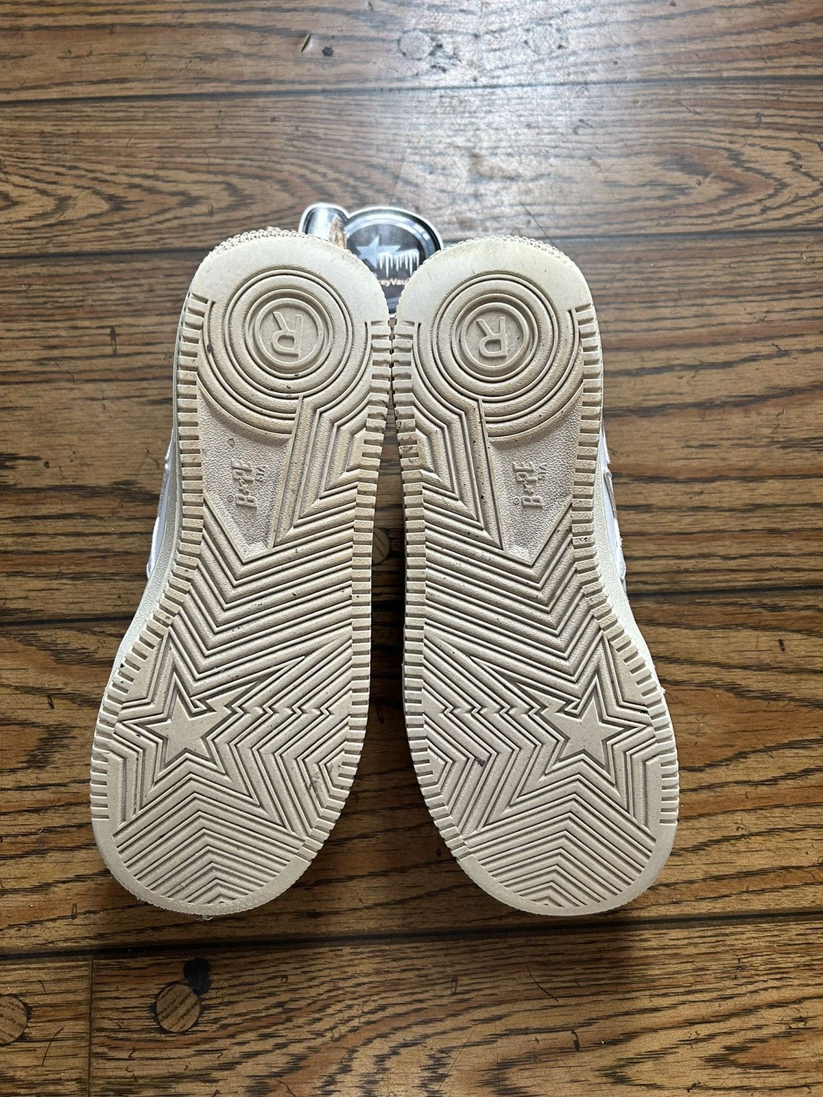 Bape Bape White/White Bapestas 9 Size US 9 / EU 42 - 7 Thumbnail