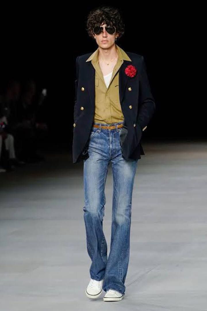 Celine CELINE 20SS BY HEDI SLIMANE NAVY BLAZER Size 44R - 4 Thumbnail
