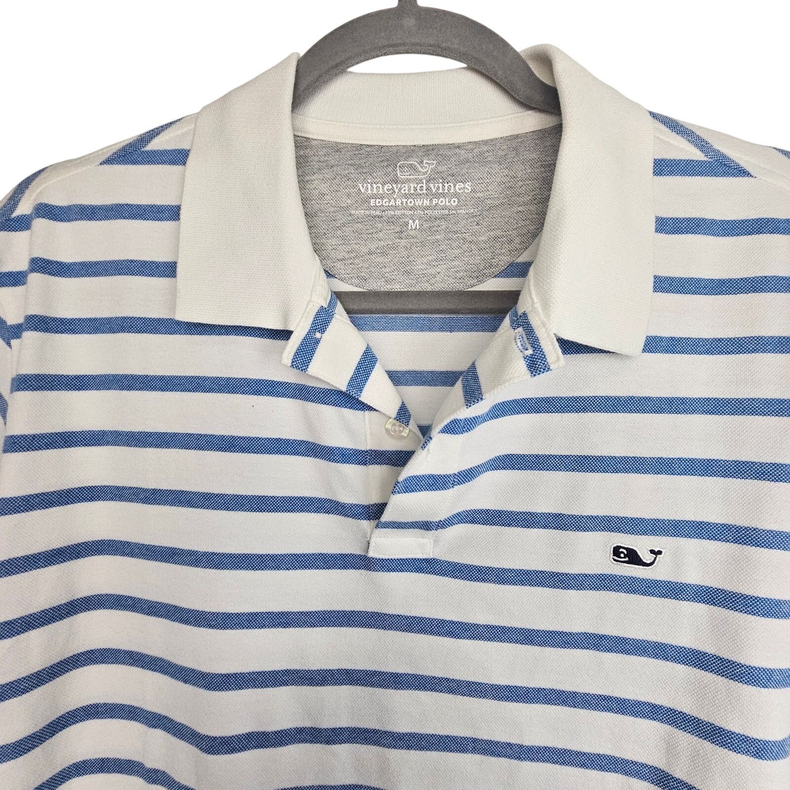 Vineyard Vines Vineyard Vines Mens Edgartown Polo Shirt Striped Sz M Preppy Size US M / EU 48-50 / 2 - 2 Thumbnail