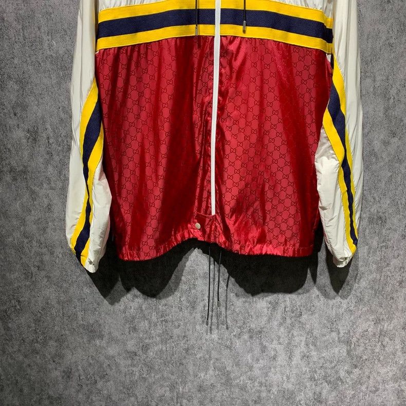 Gucci Gucci Stitching full-print hooded jacket 2502-Nextarrow Size US M / EU 48-50 / 2 - 5 Thumbnail
