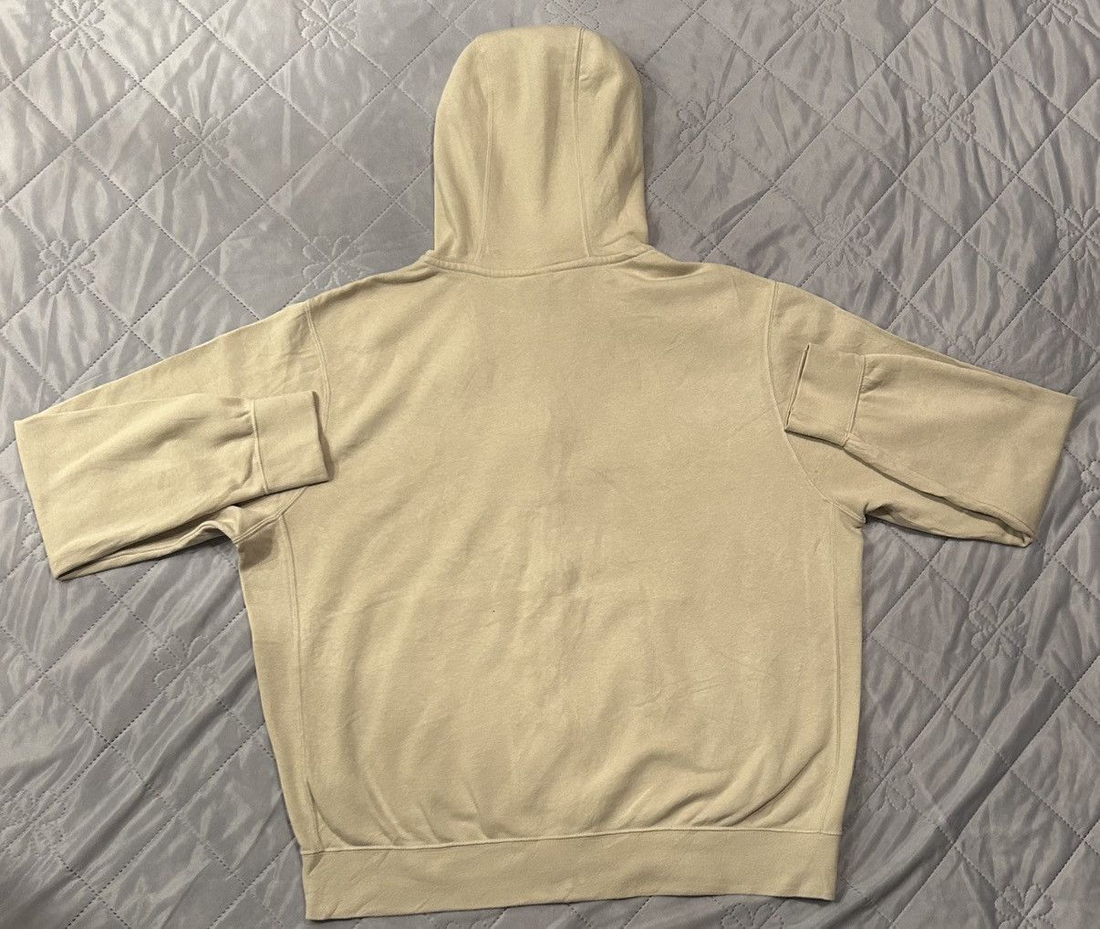 Nike Vintage Y2K Nike Full Zip Up Hoodie Beige Size US L / EU 52-54 / 3 - 5 Thumbnail
