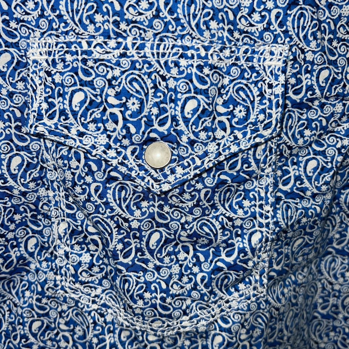 Wrangler Wrangler Paisley 20X Competition Pearl Snap Shirt XXL Size US XXL / EU 58 / 5 - 4 Thumbnail